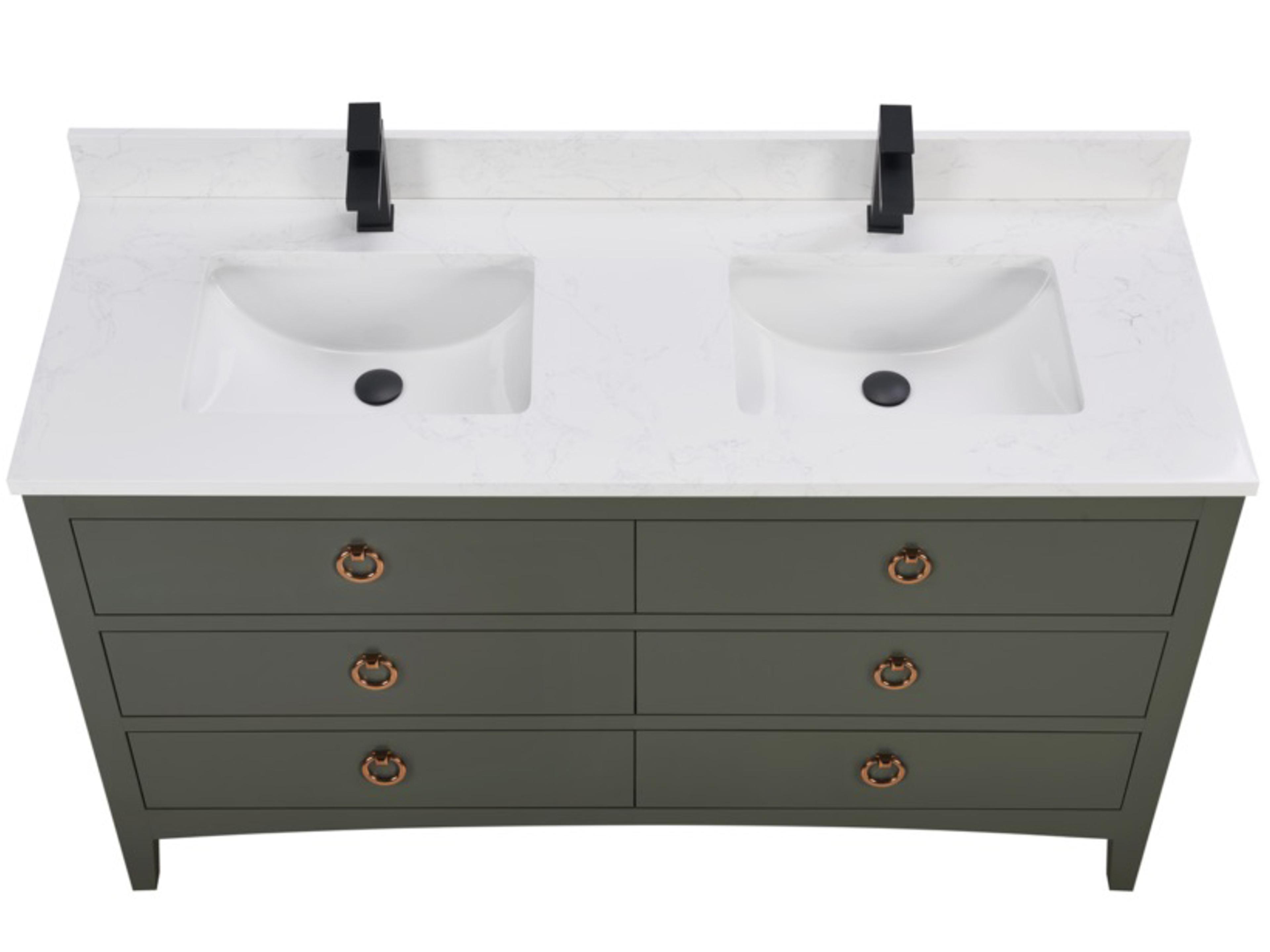 Legion Furniture Ws Series Pewter Green Vanity