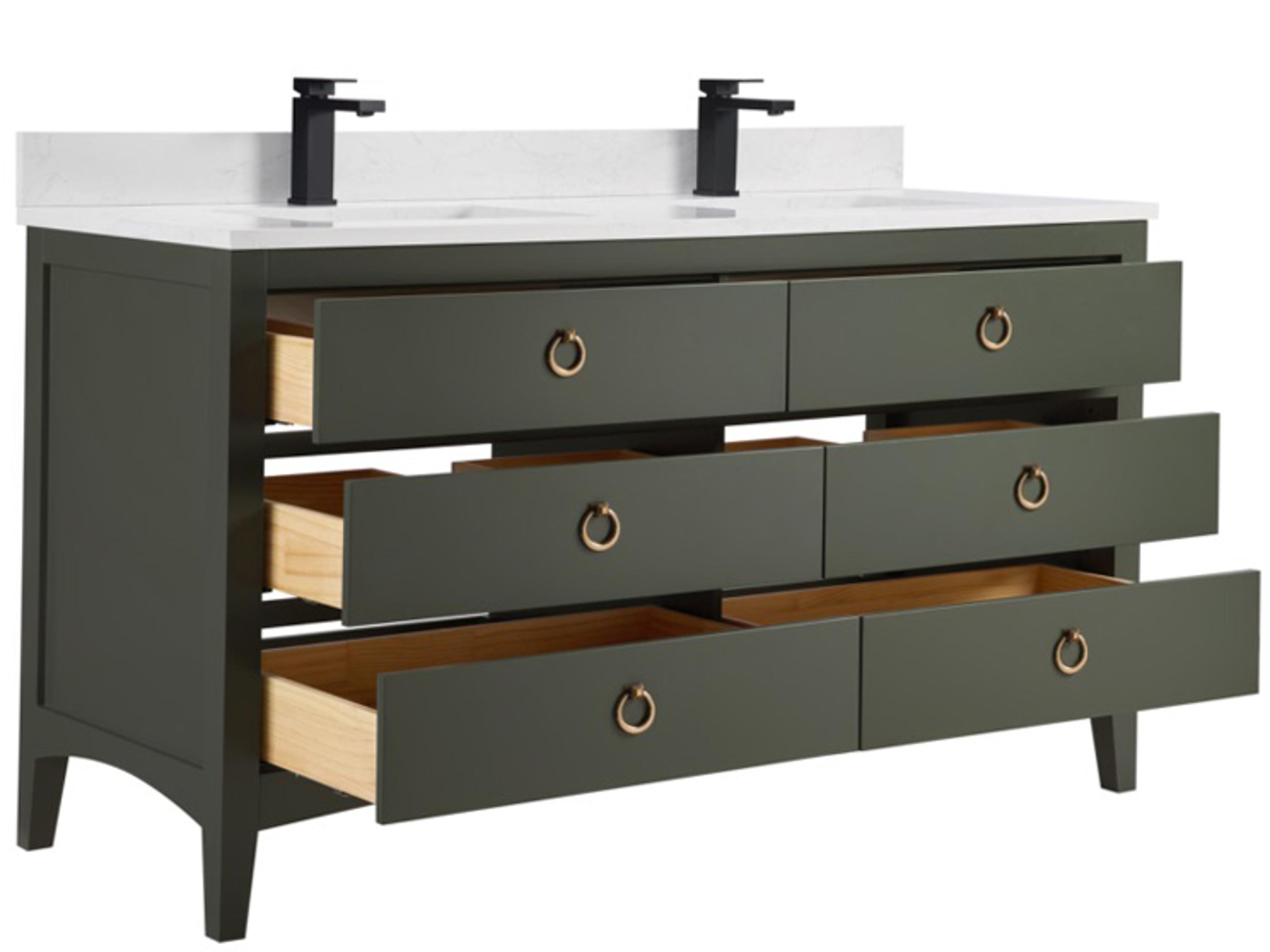 Legion Furniture Ws Series Pewter Green Vanity