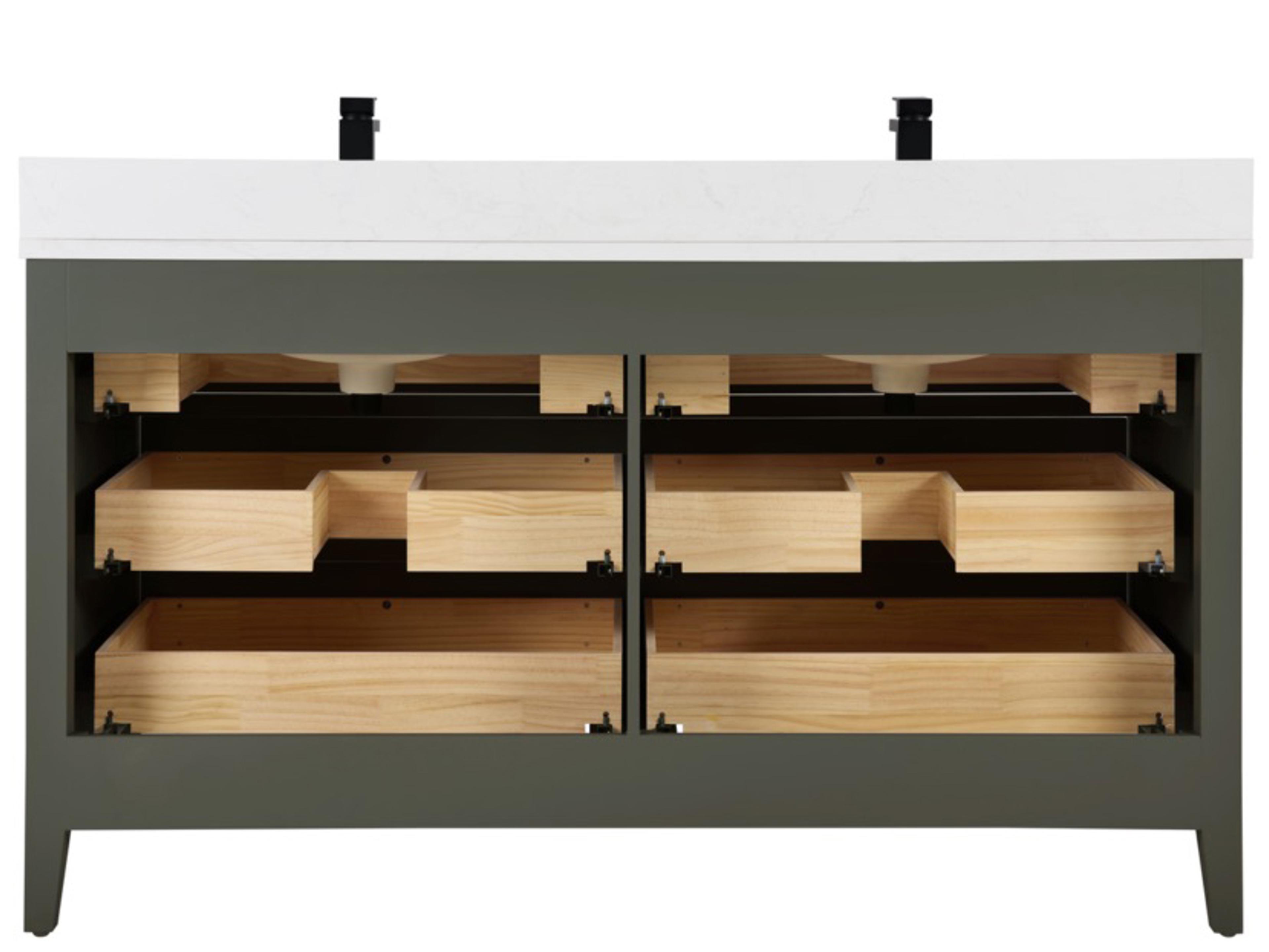 Legion Furniture Ws Series Pewter Green Vanity