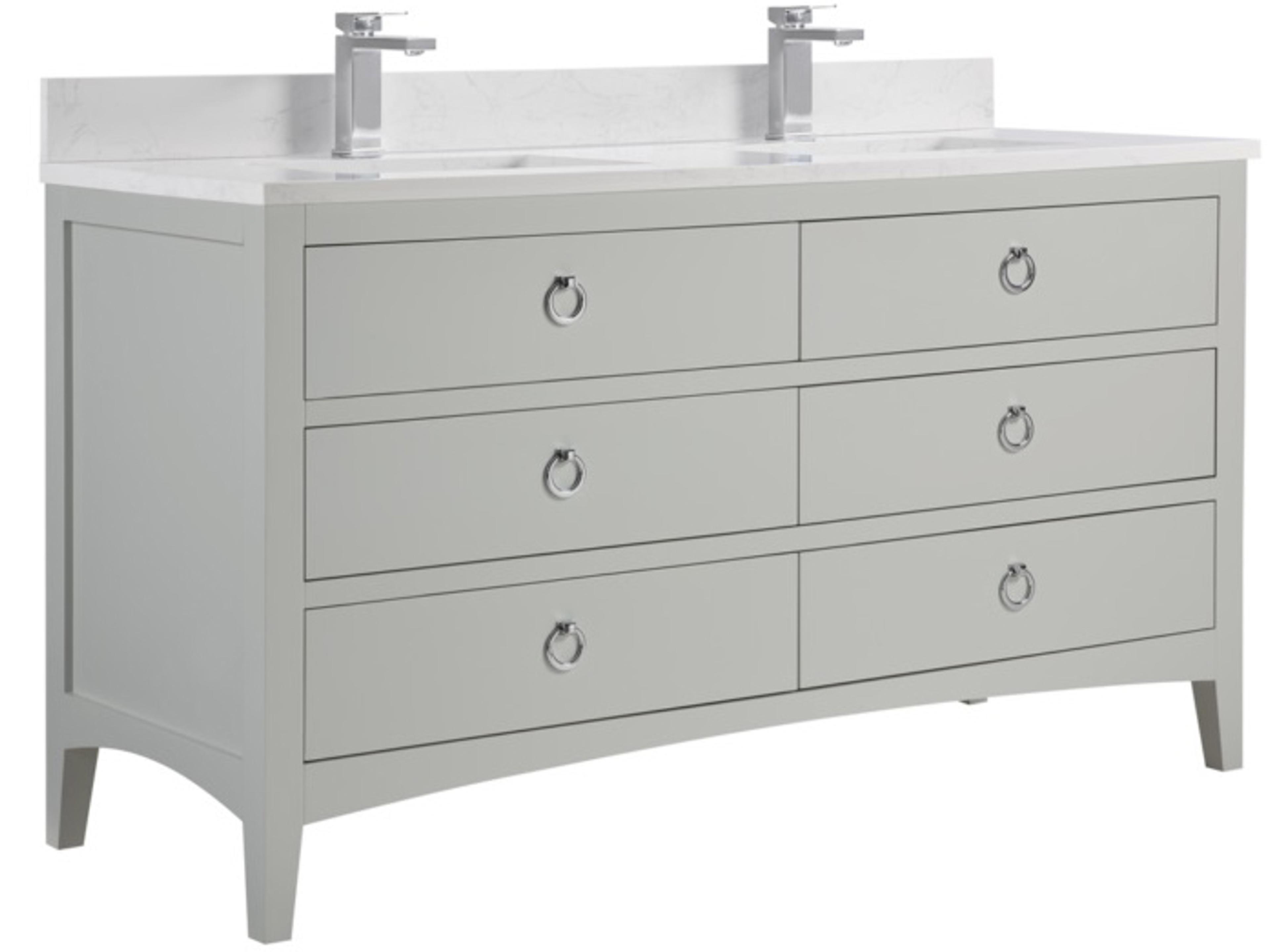 Legion Furniture Ws Series Silver Strand Vanity