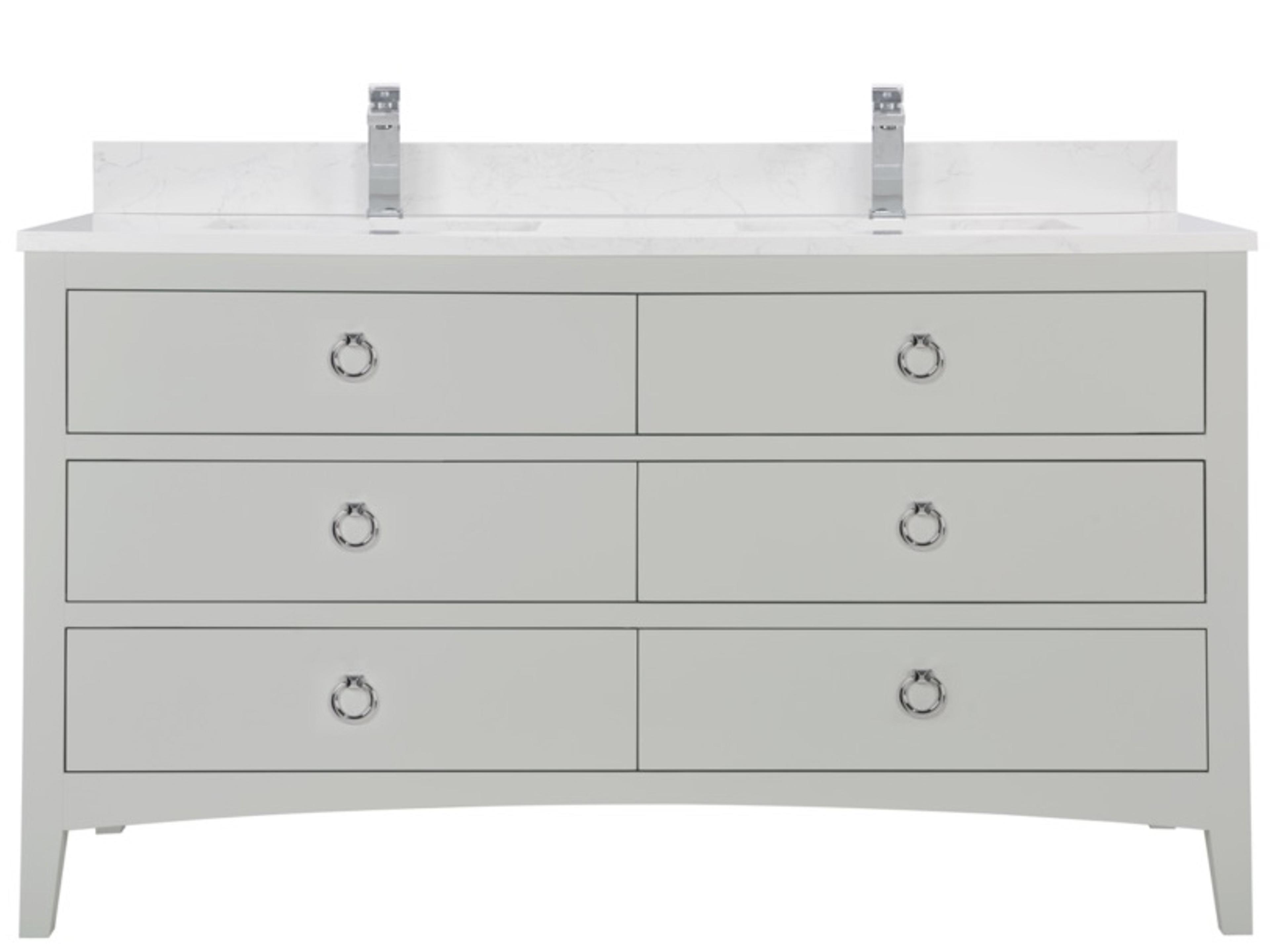 Legion Furniture Ws Series Silver Strand Vanity