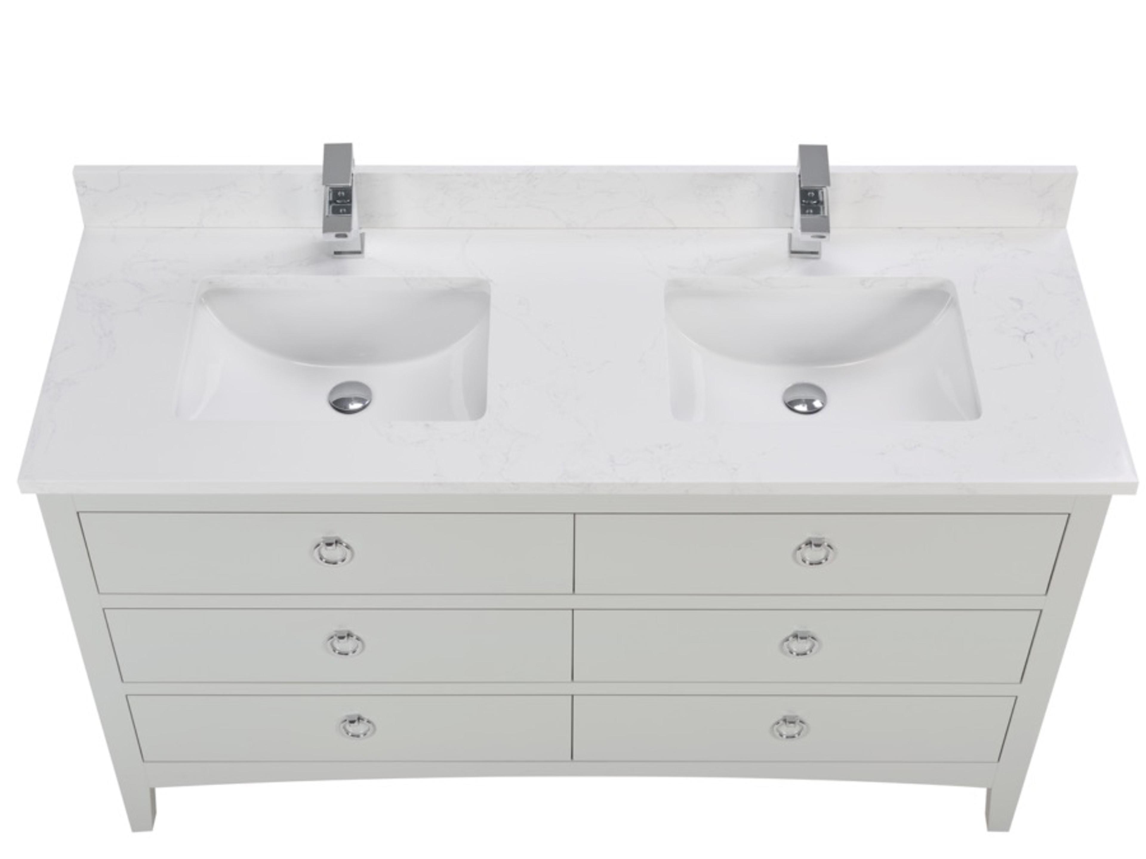 Legion Furniture Ws Series Silver Strand Vanity