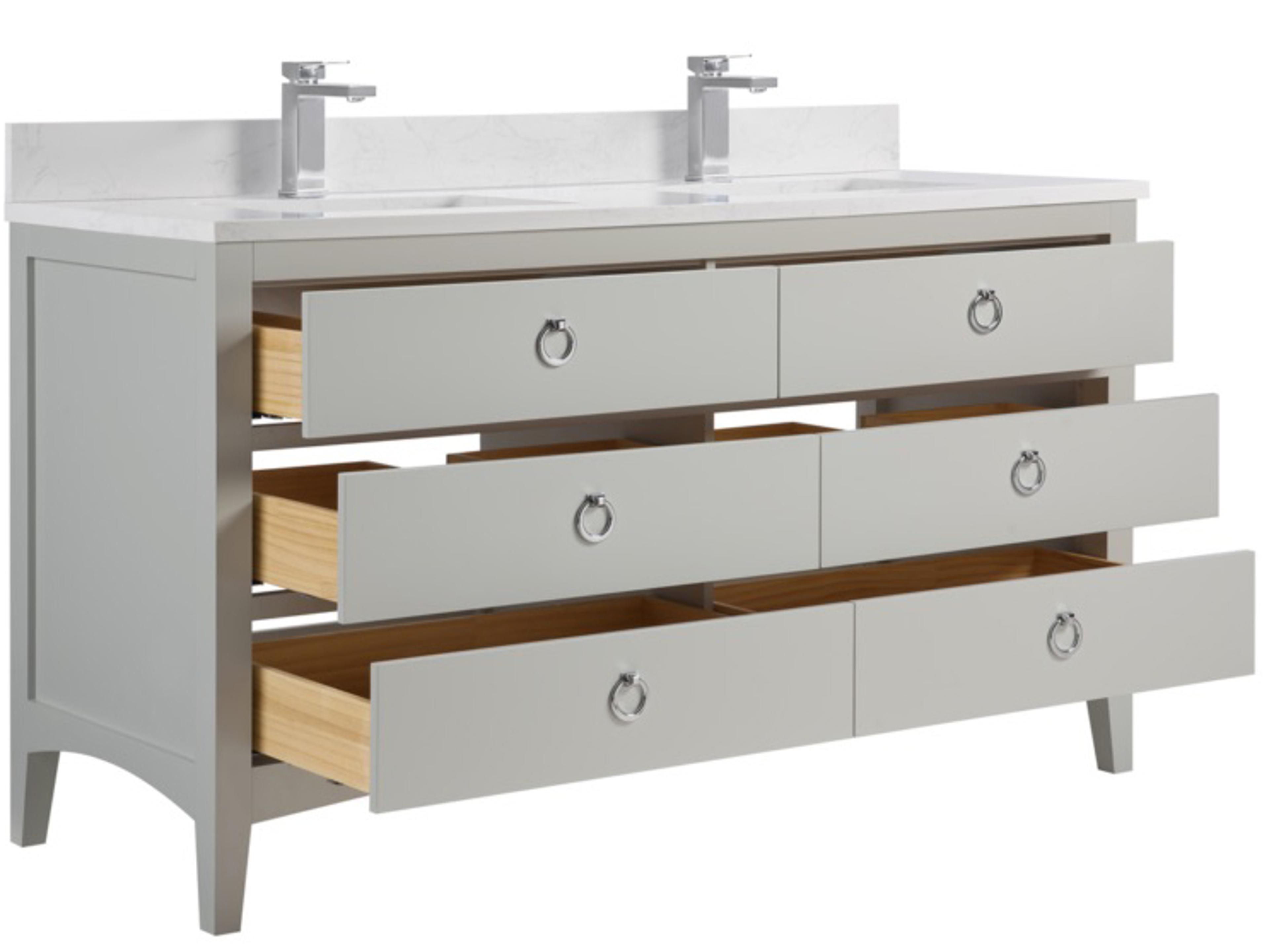 Legion Furniture Ws Series Silver Strand Vanity