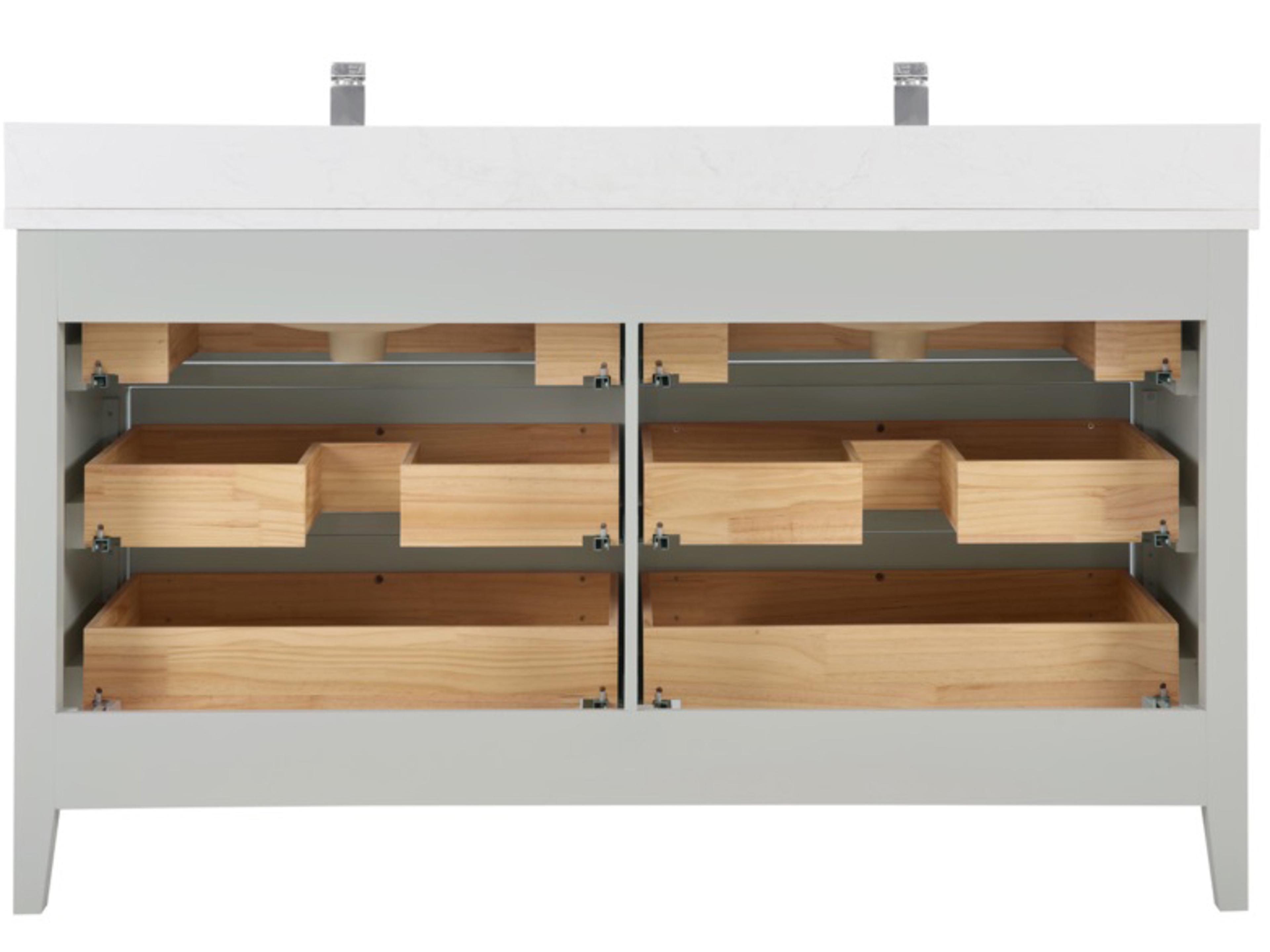 Legion Furniture Ws Series Silver Strand Vanity