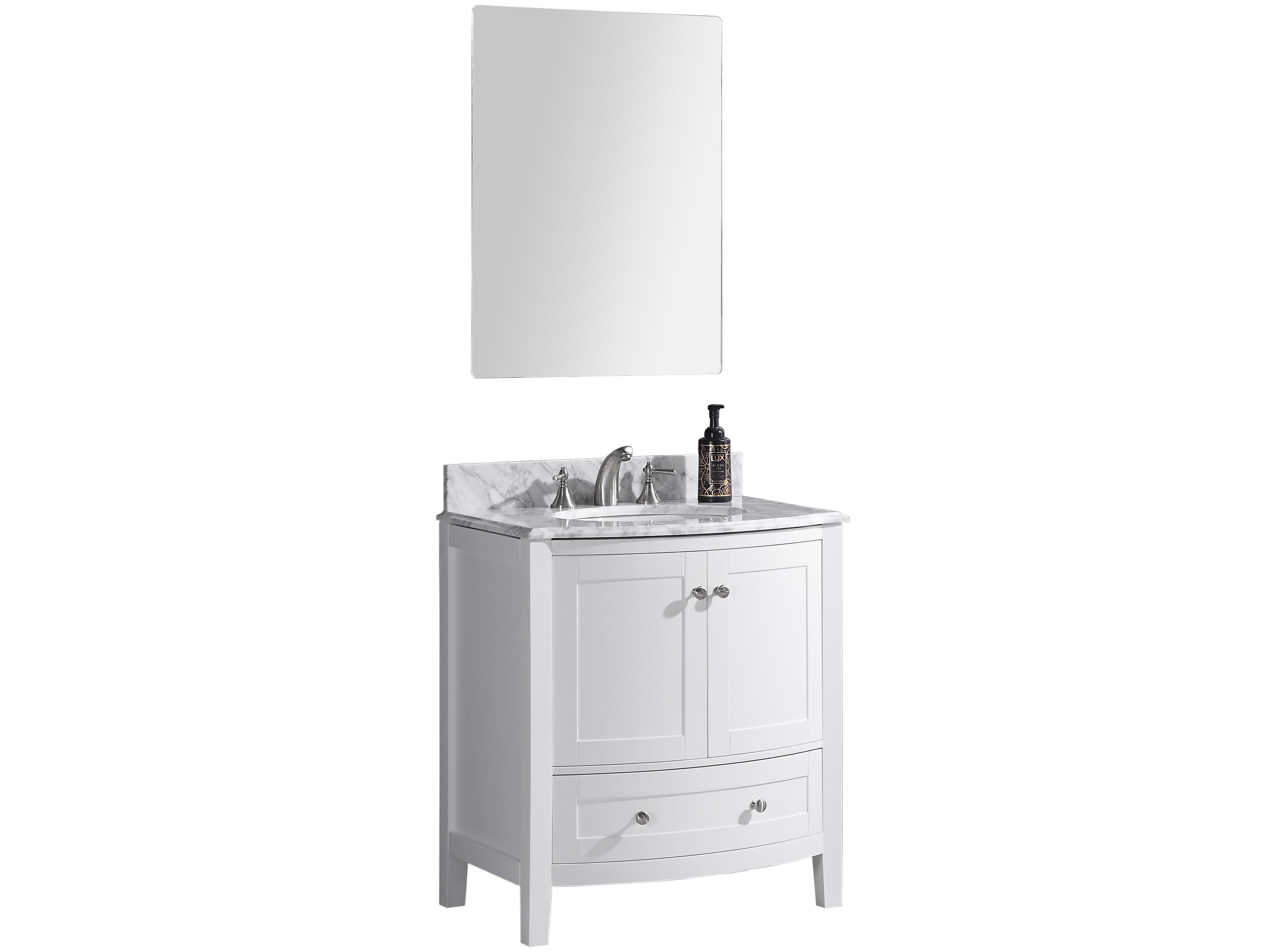 Wt Series White Vanity