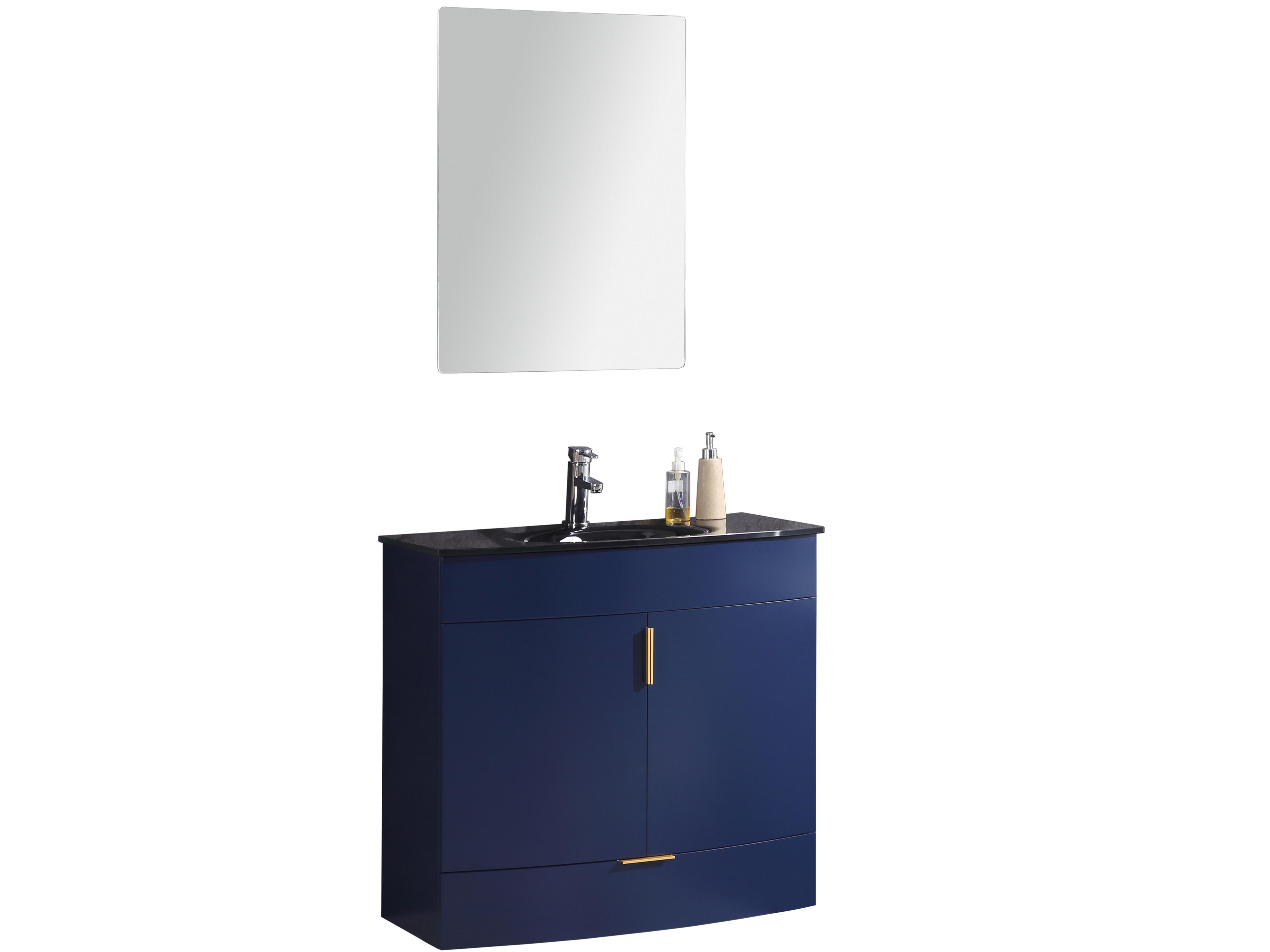 Wt Series Blue Vanity