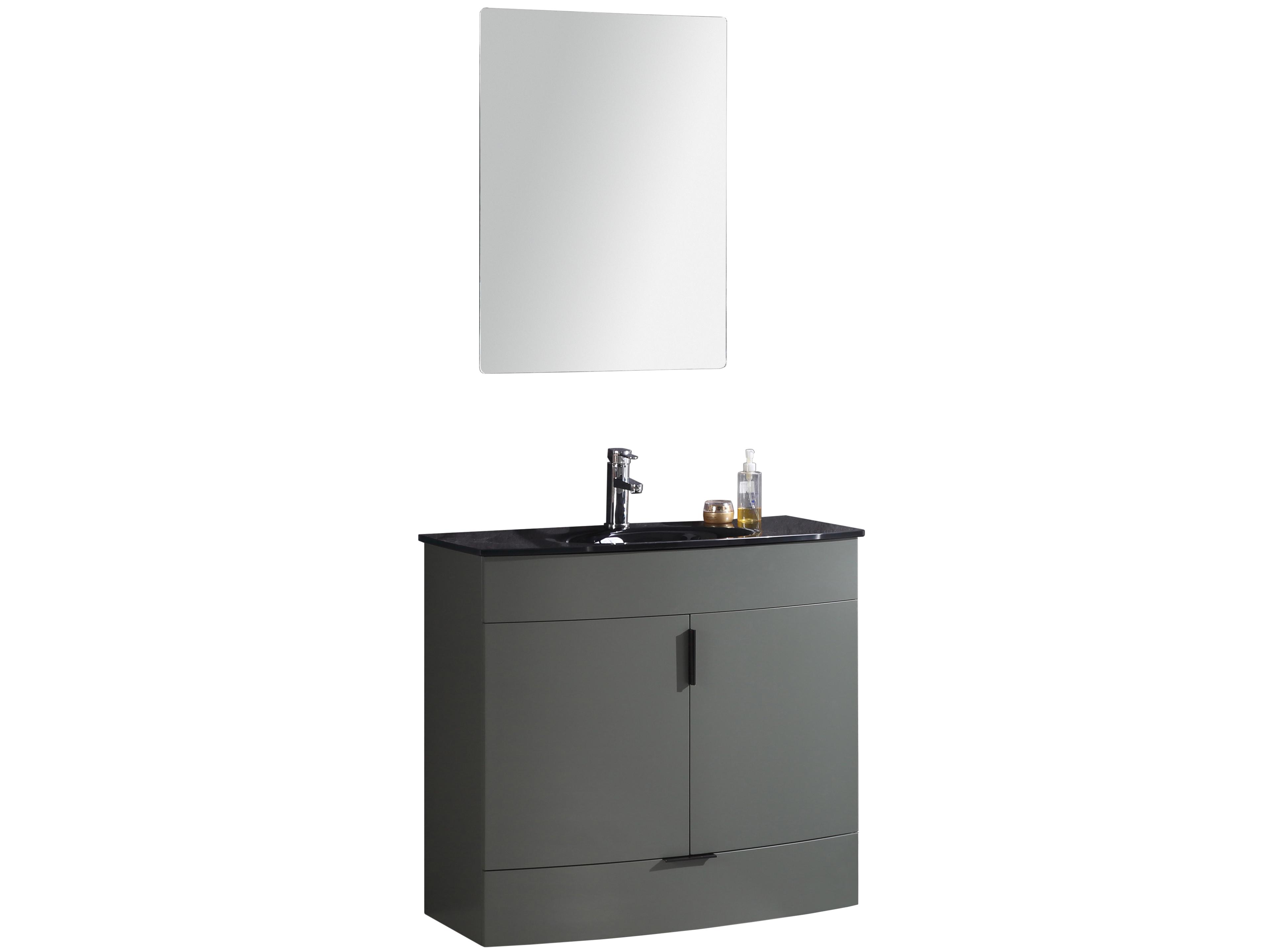 Wt Series Pewter Green Vanity