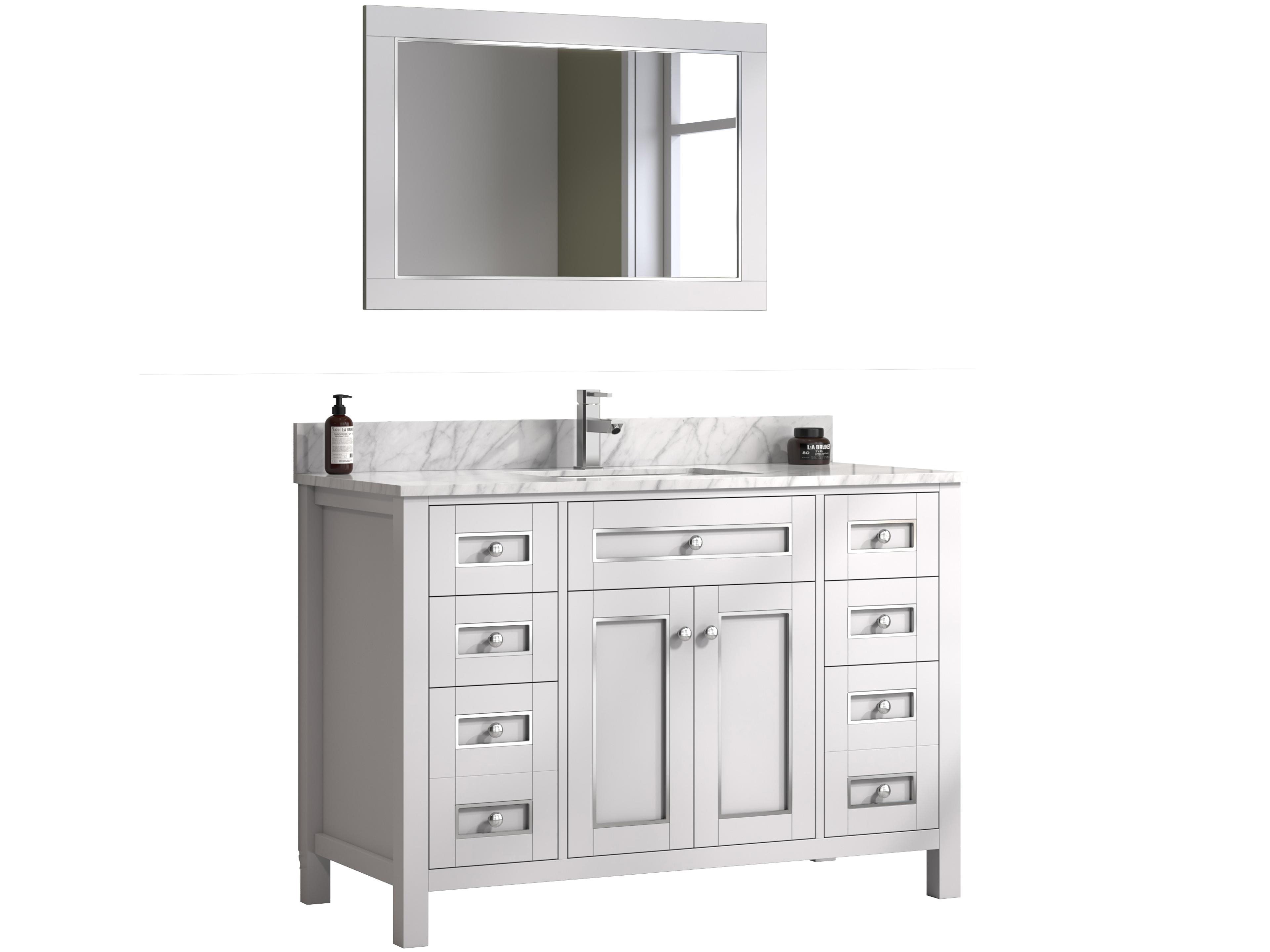Wv Series White Vanity