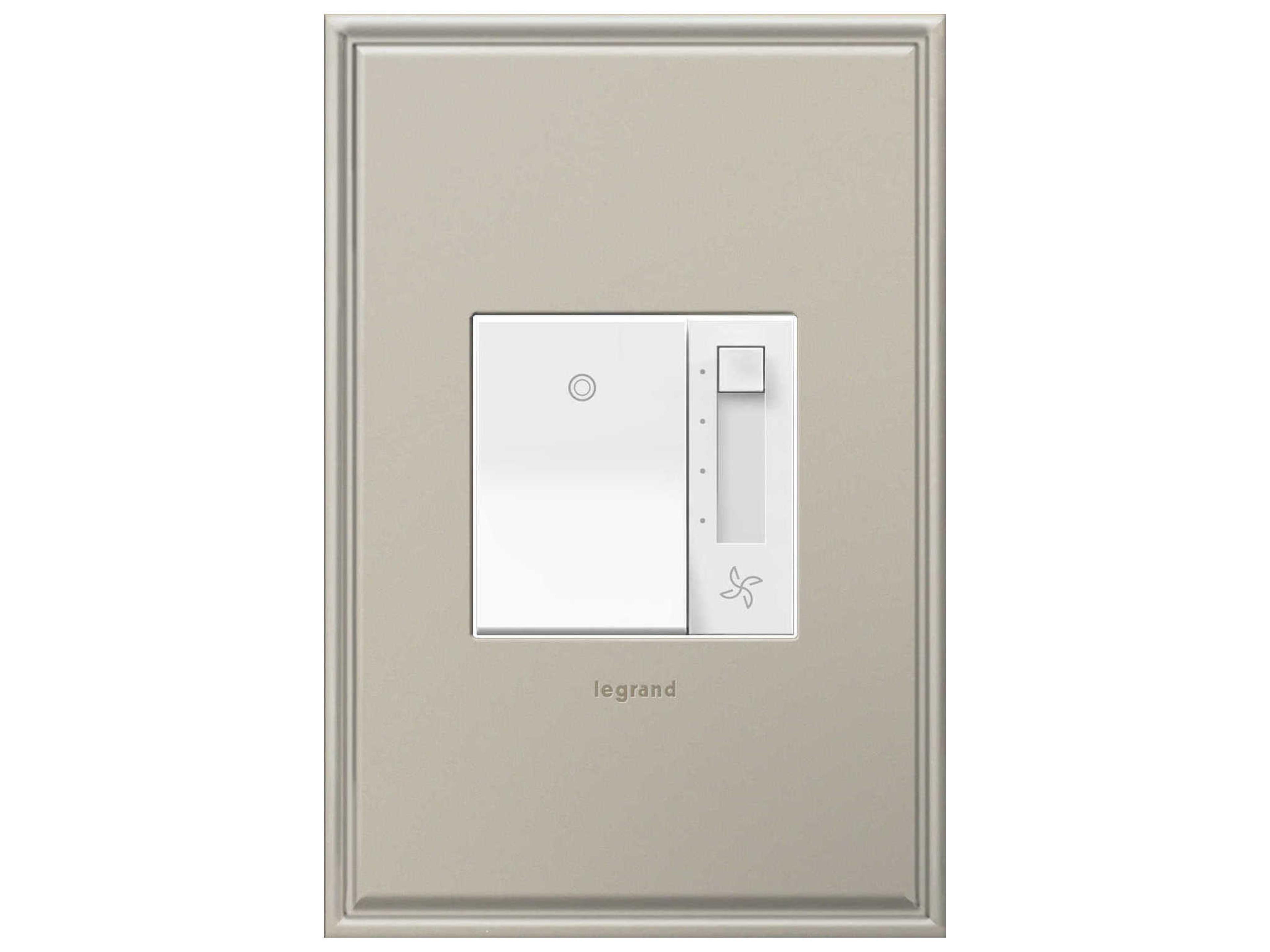 Legrand Paddle White Paddle Fan Speed Control