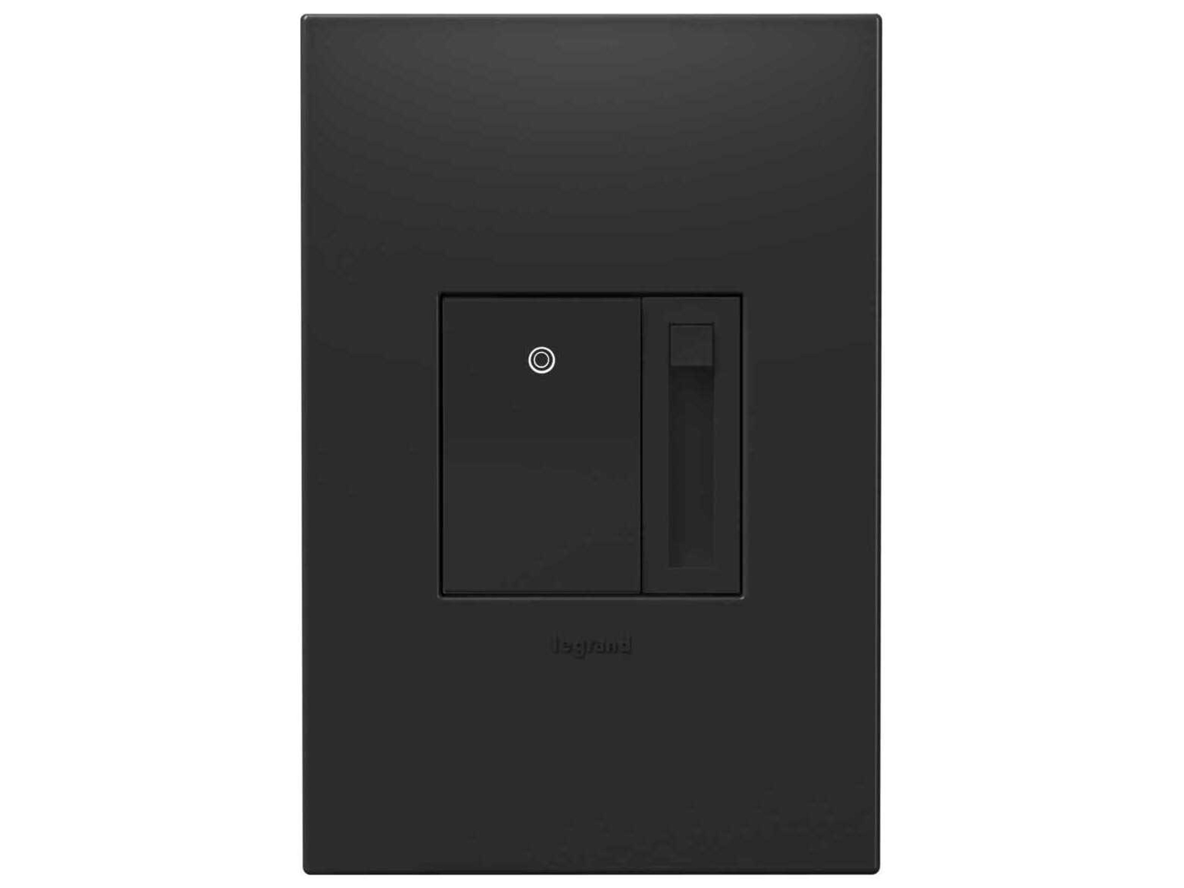 Paddle Graphite LED Advanced Dimmer with Microban