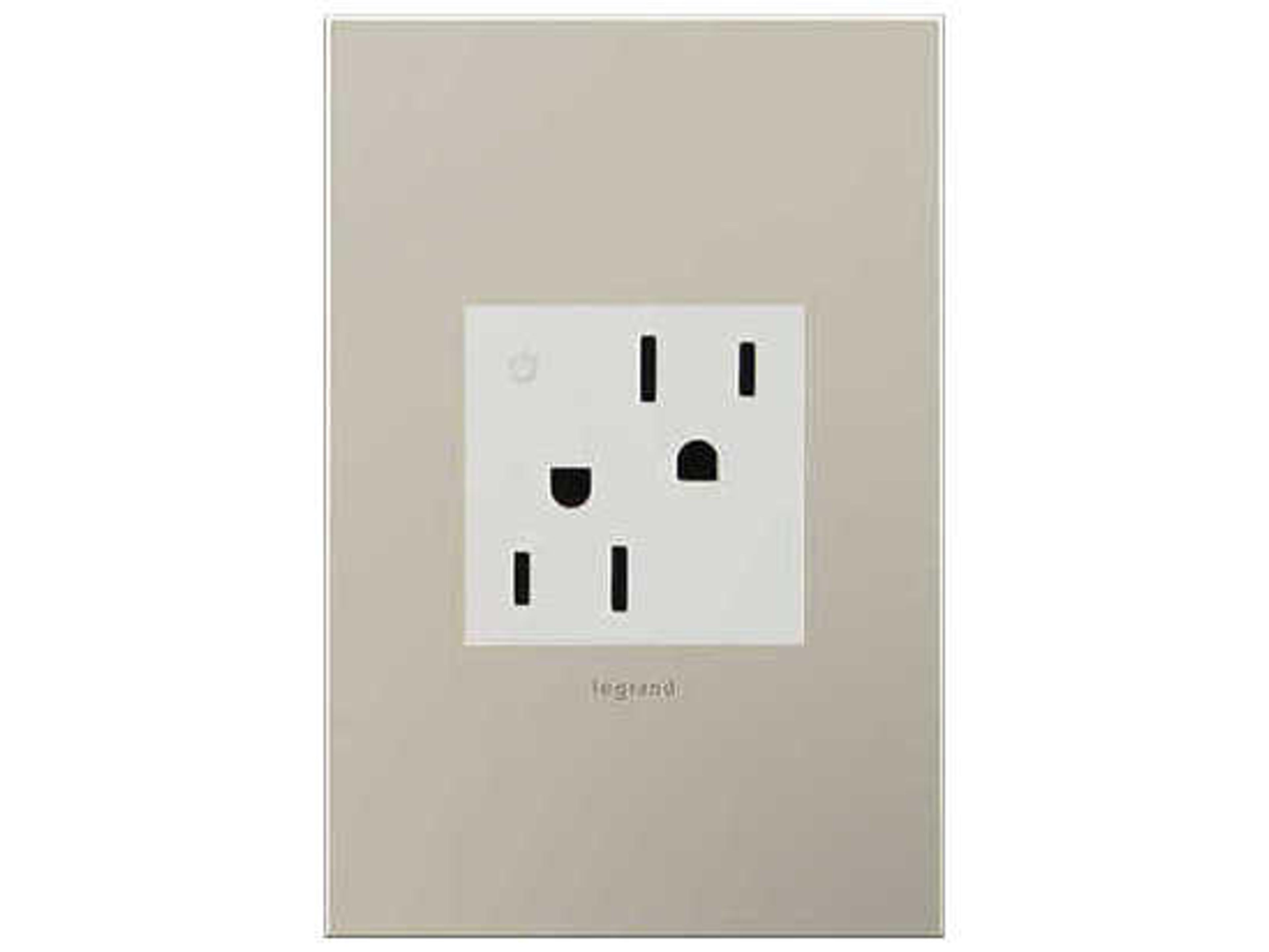 Legrand Outlets 15A Tamper-Resistant Dual Controlled Outlet