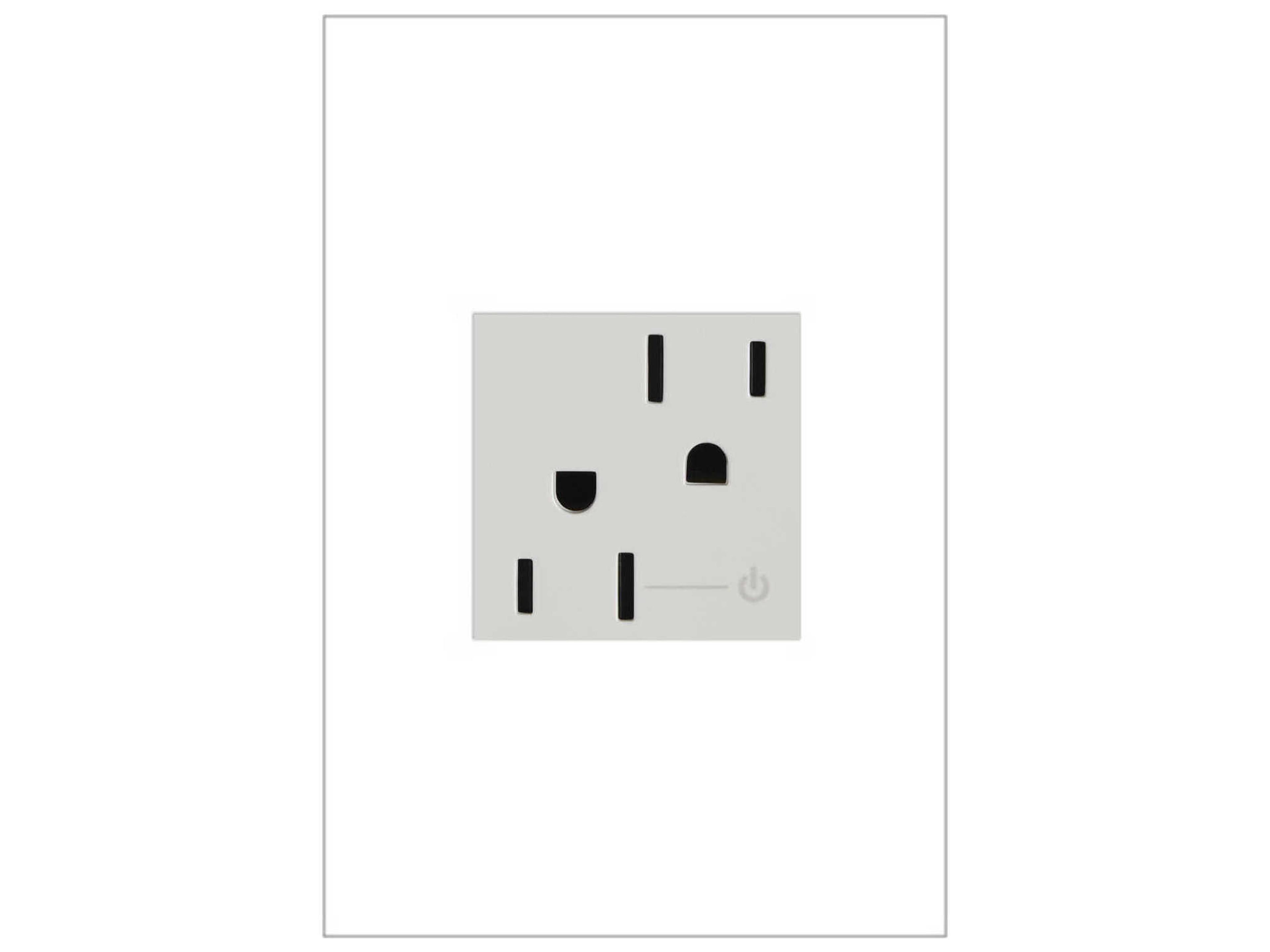 Legrand Outlets White Tamper-Resistant Half Controlled Outlet