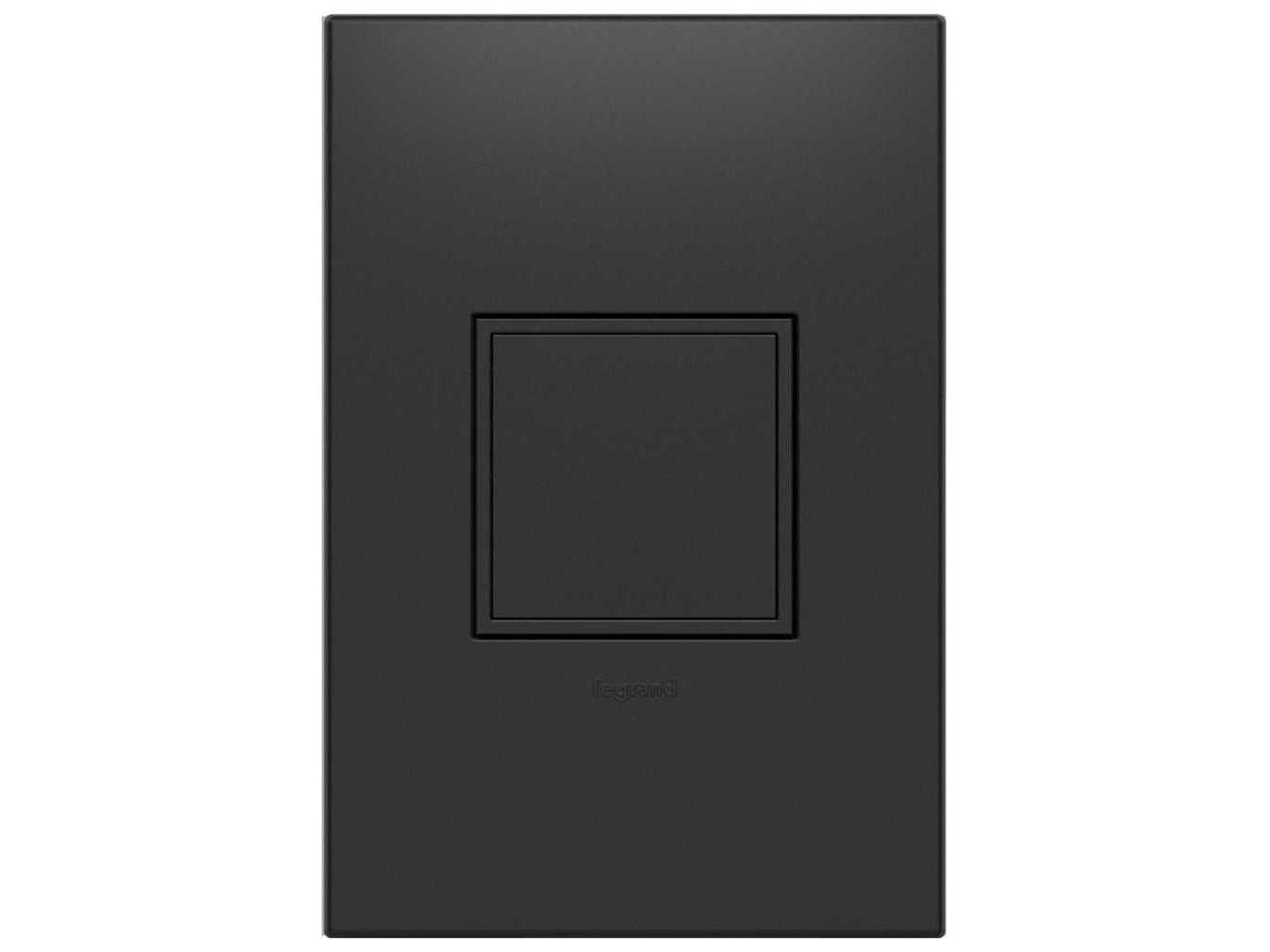 Legrand Outlets Graphite One-Gang Pop-Out Outlet