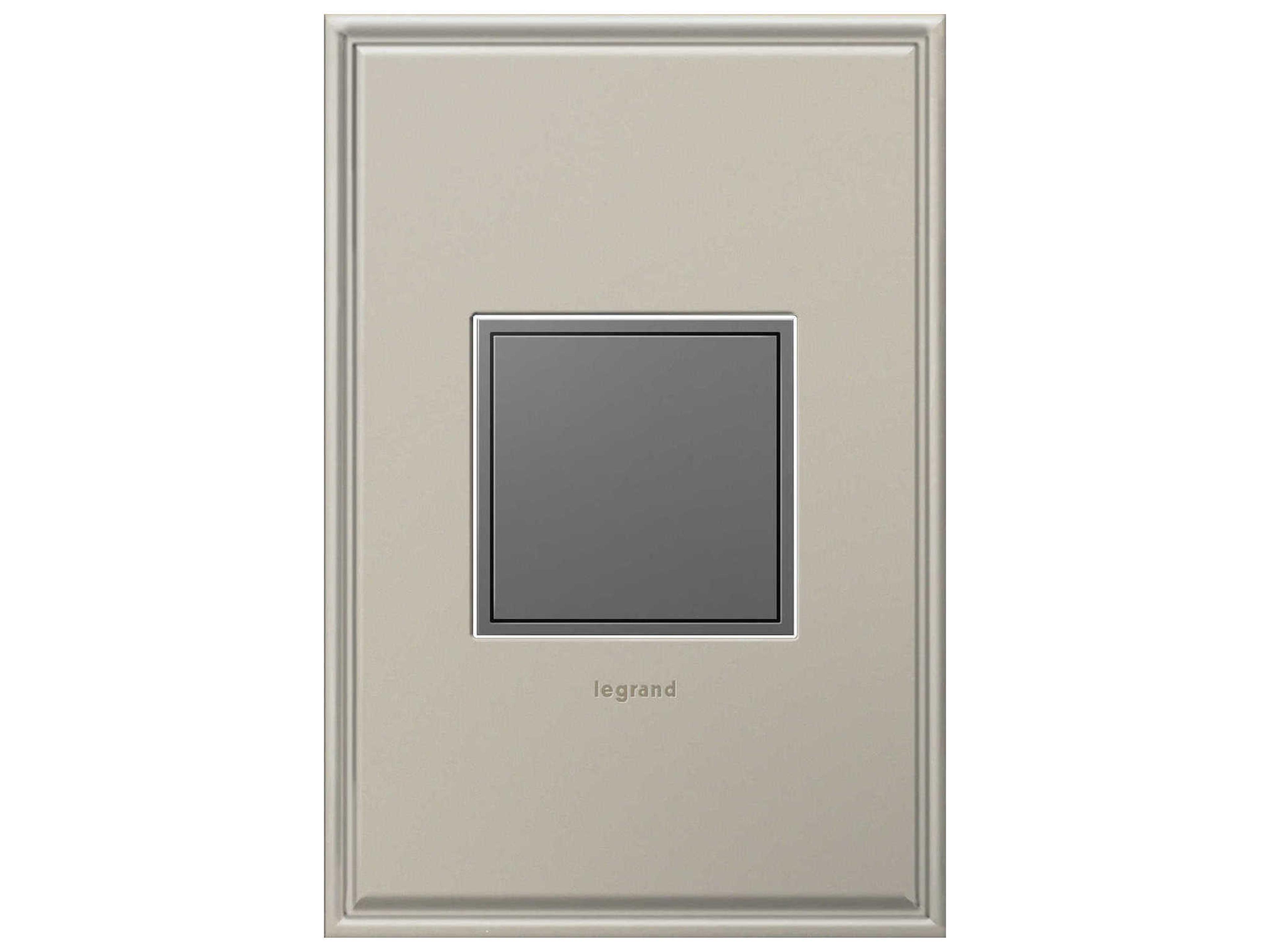 Legrand Outlets Magnesium One-Gang Pop-Out Outlet
