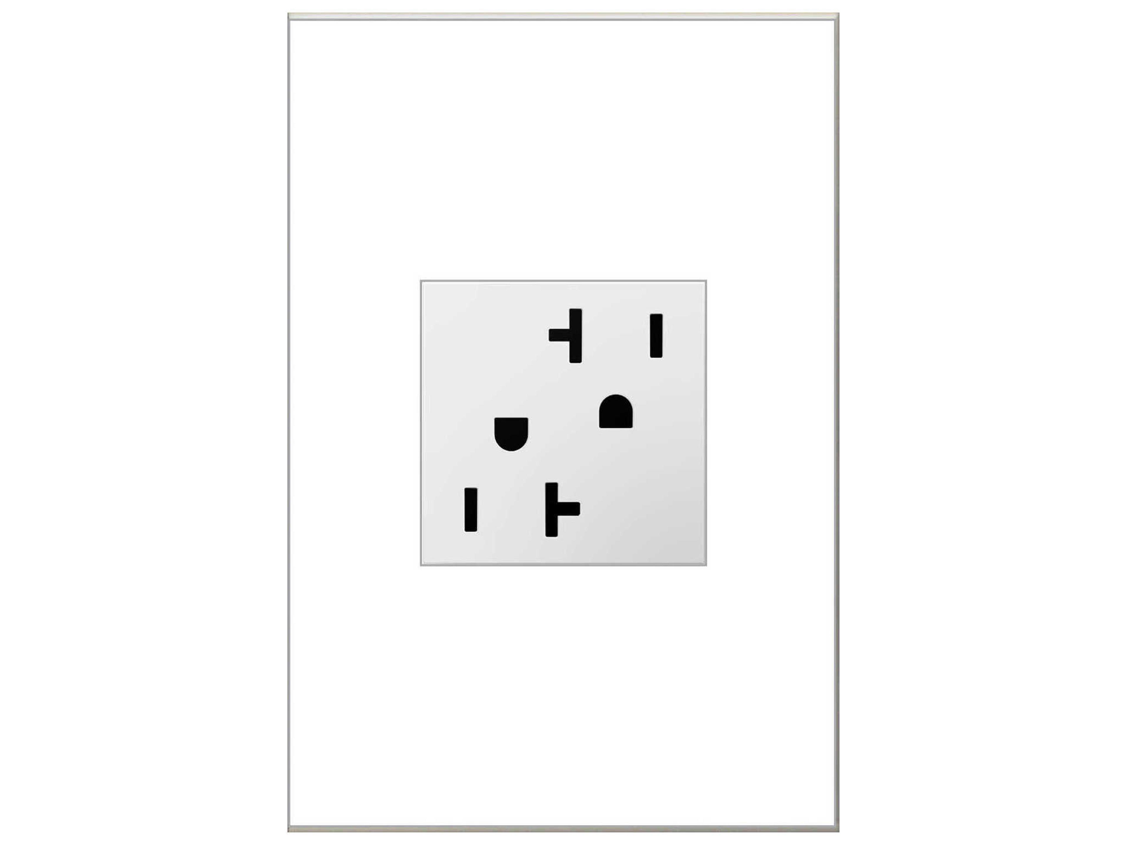 Legrand Outlets White 20A Tamper-Resistant Outlet