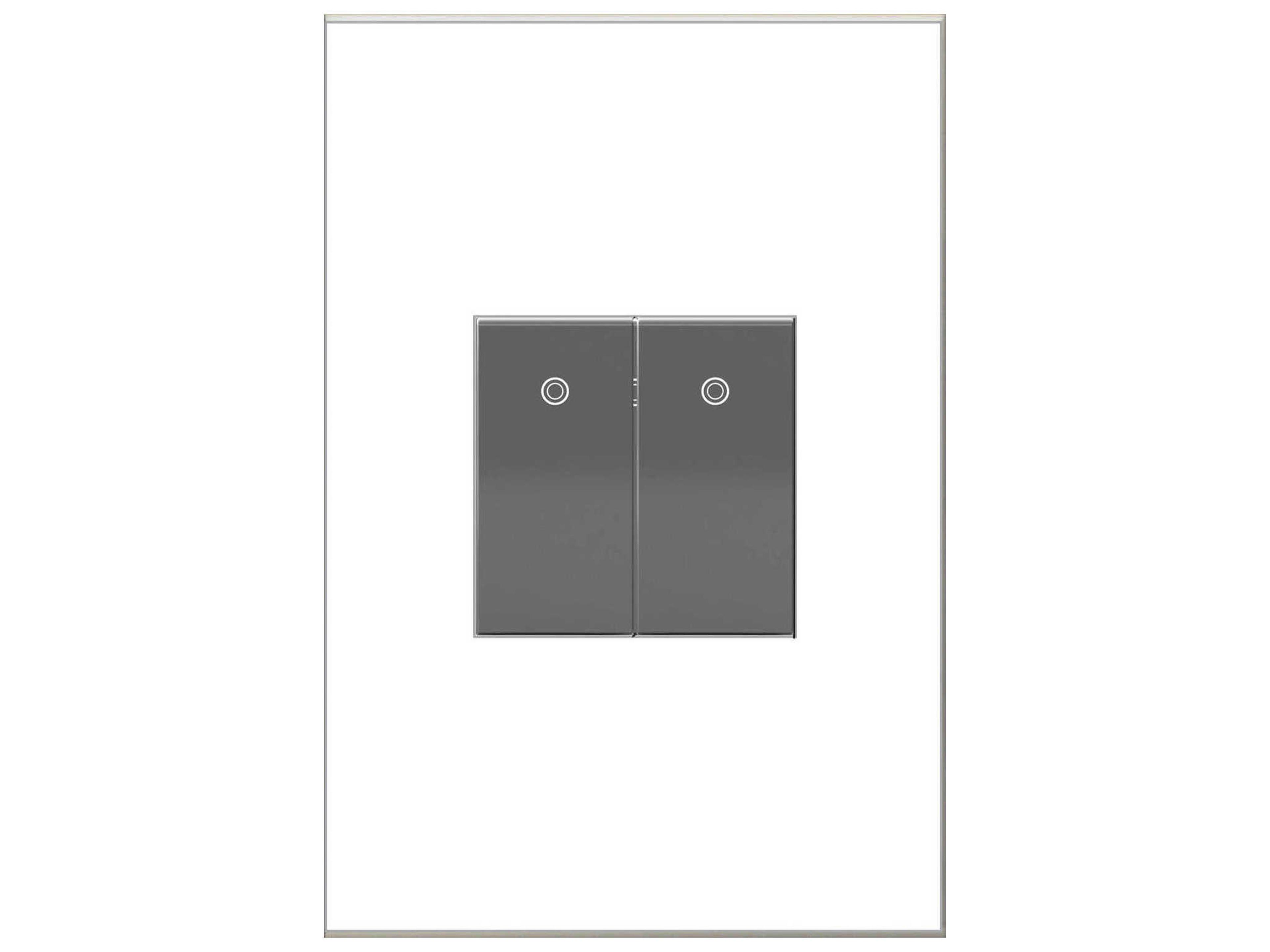 Legrand Paddle Magnesium 15A Half-Size Paddle Switch