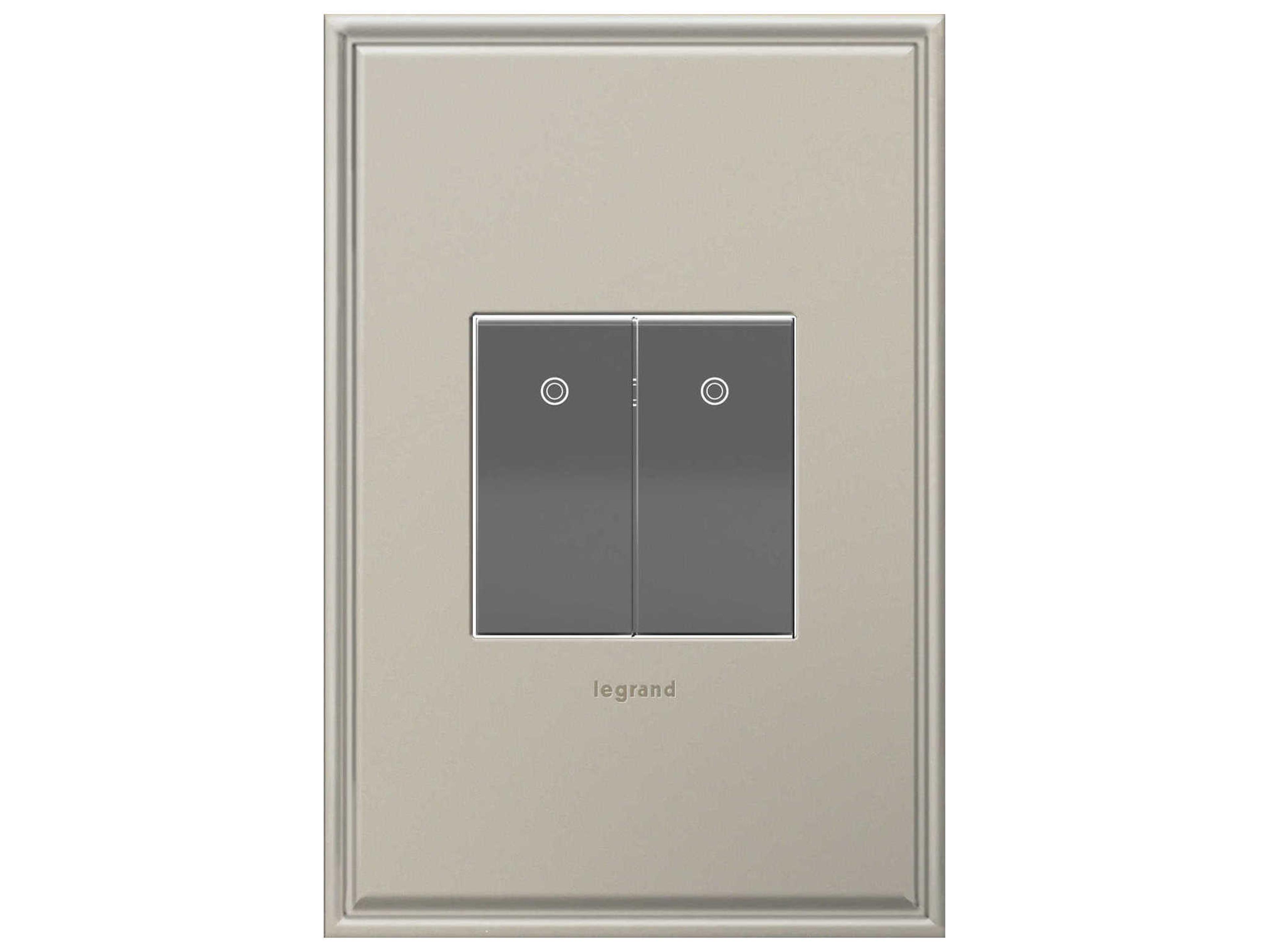 Legrand Paddle Magnesium 15A Half-Size Paddle Switch