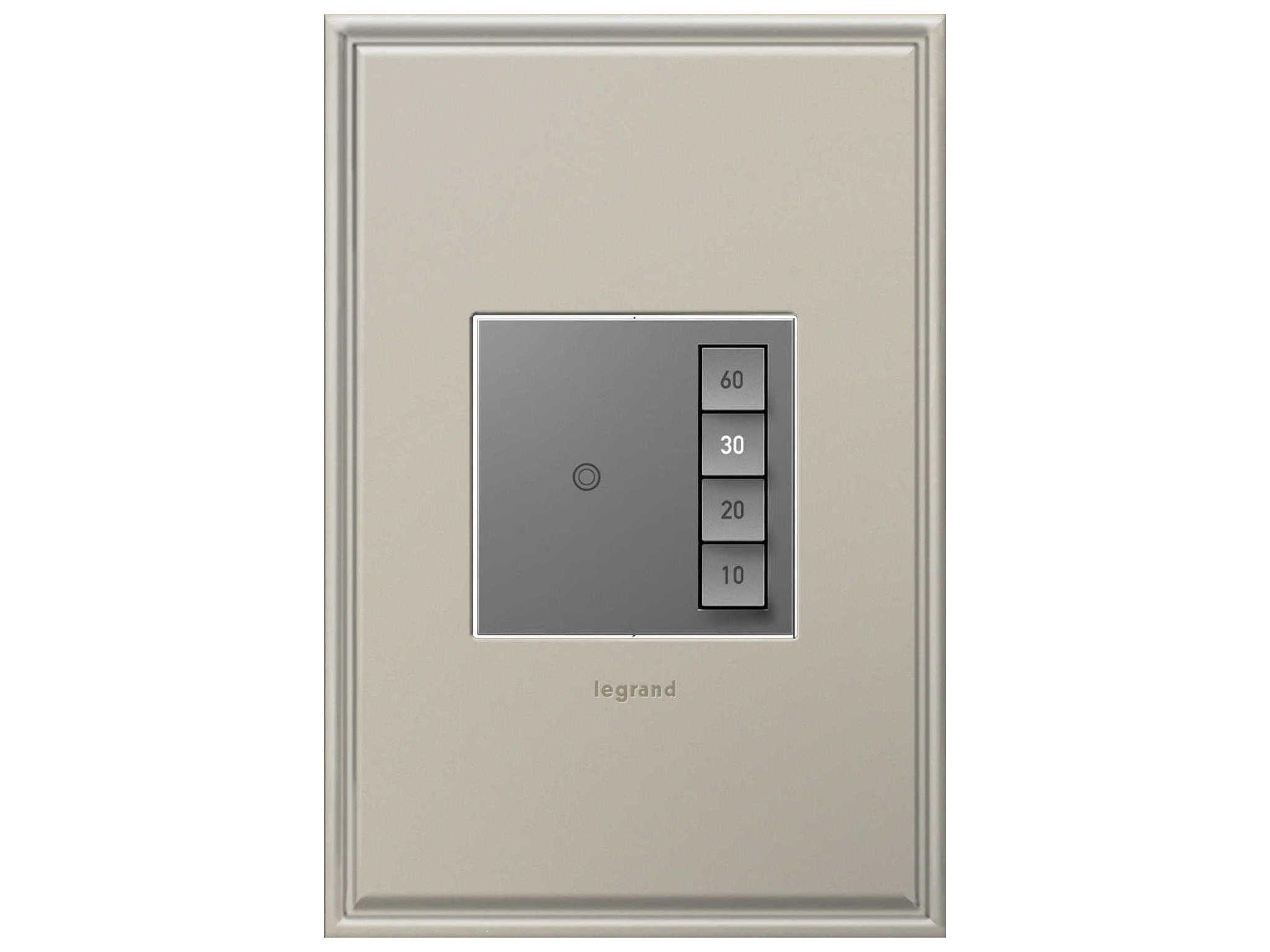 Legrand Motion Sensor Magnesium Manual-ON/Timed-OFF SensaSwitch