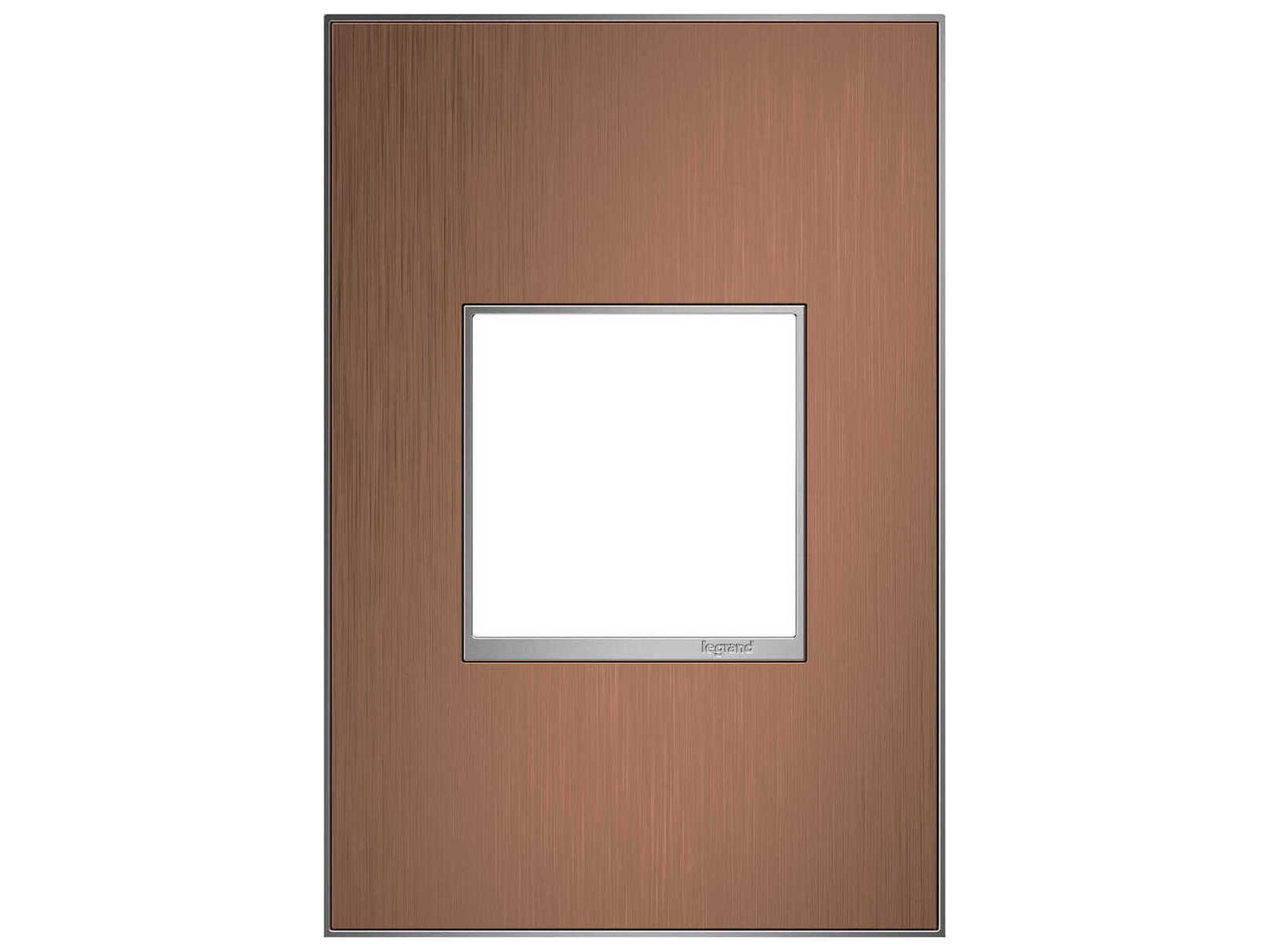 Adorne Copper Copper One-Gang Screwless Wall Plate