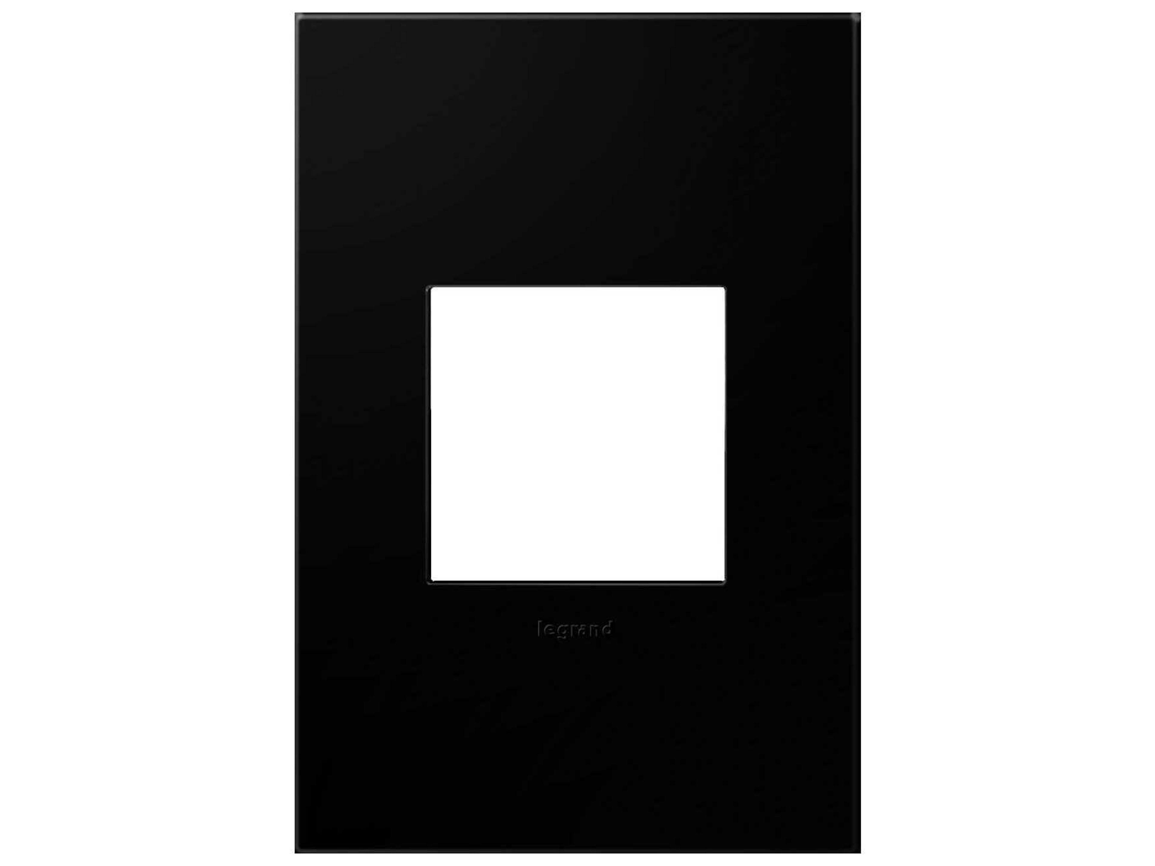 Legrand  Black Ink 1-Gang Wall Plate