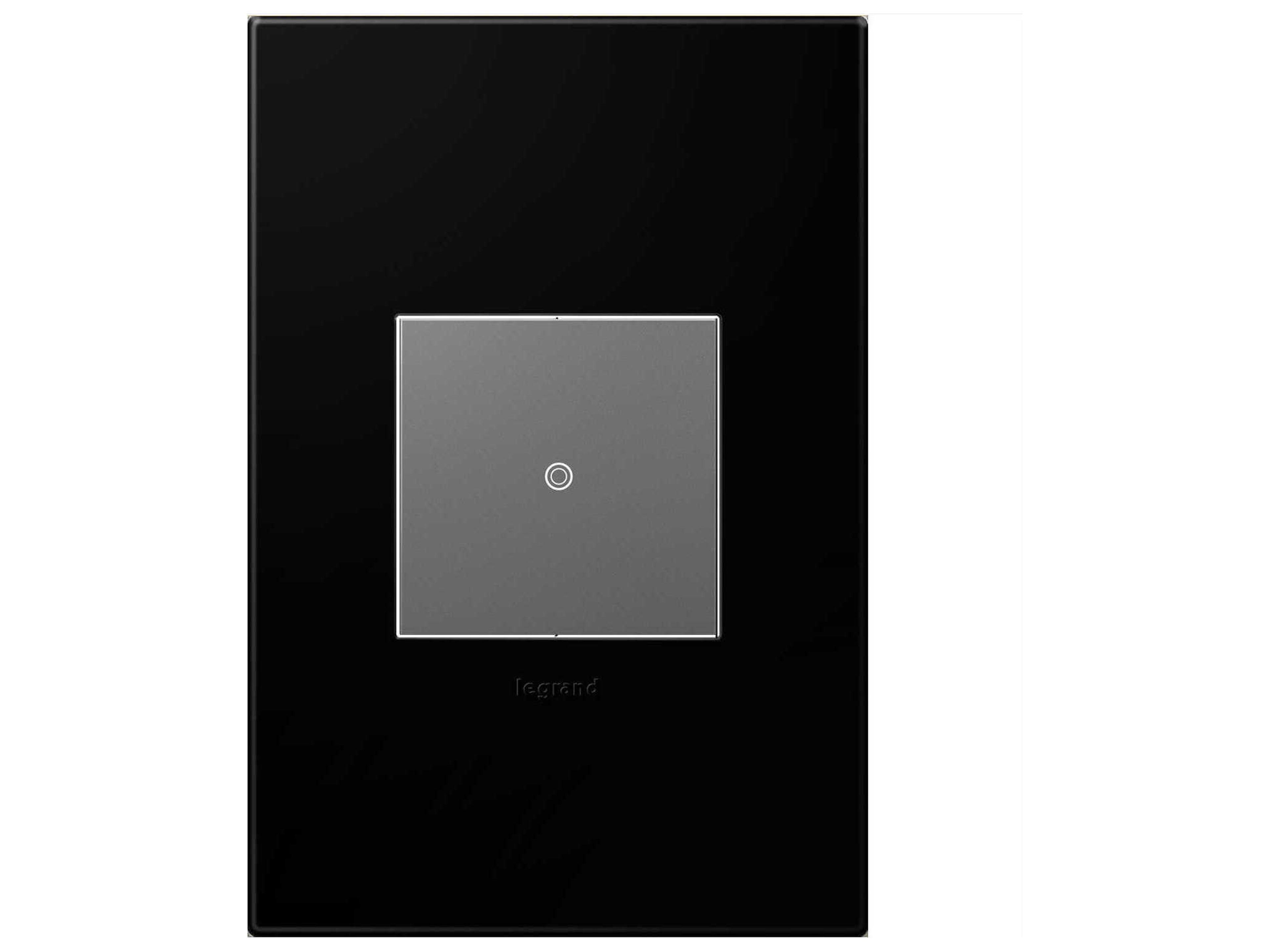 Legrand  Black Ink 1-Gang Wall Plate