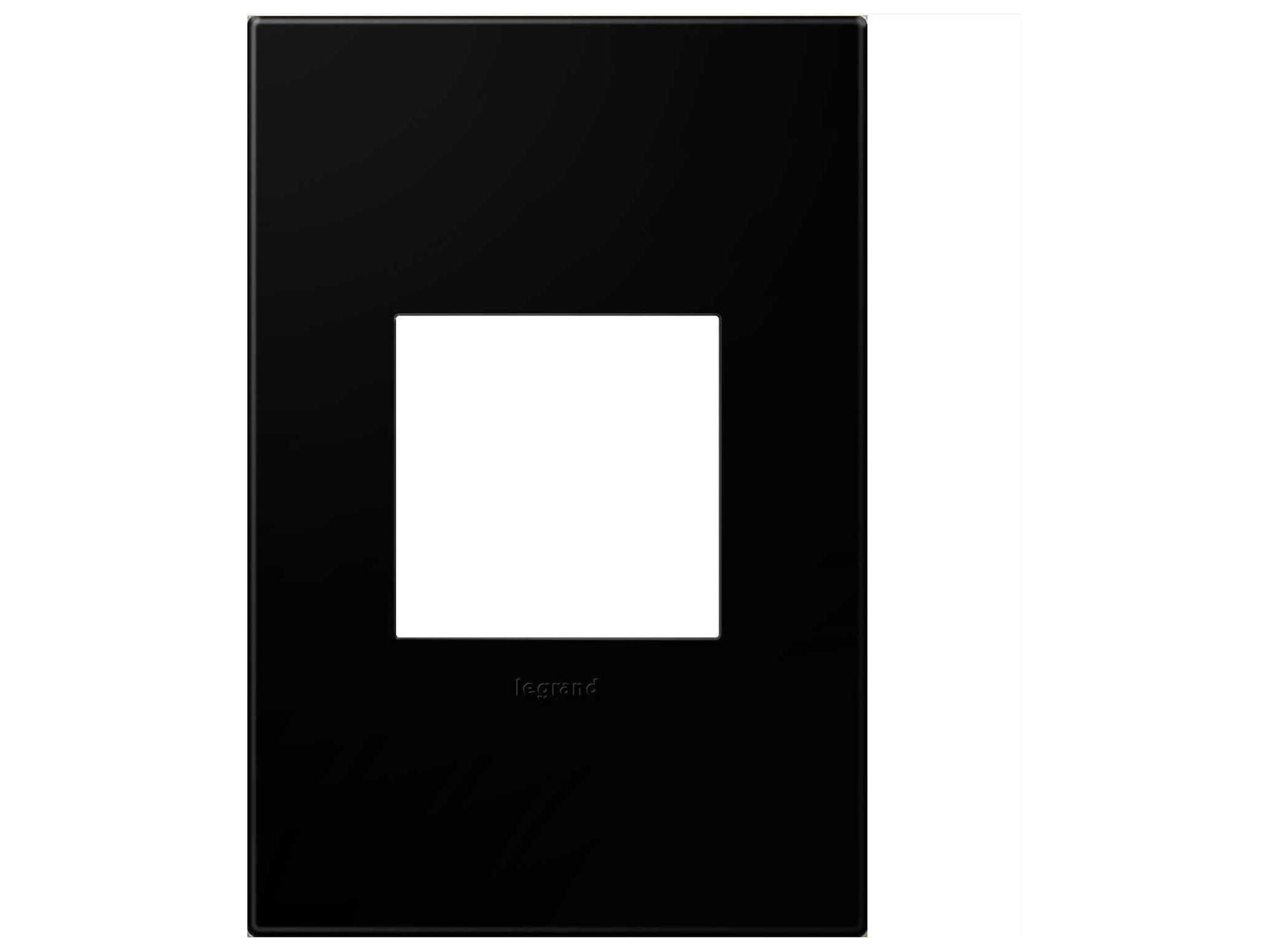 Legrand  Black Ink 1-Gang Wall Plate