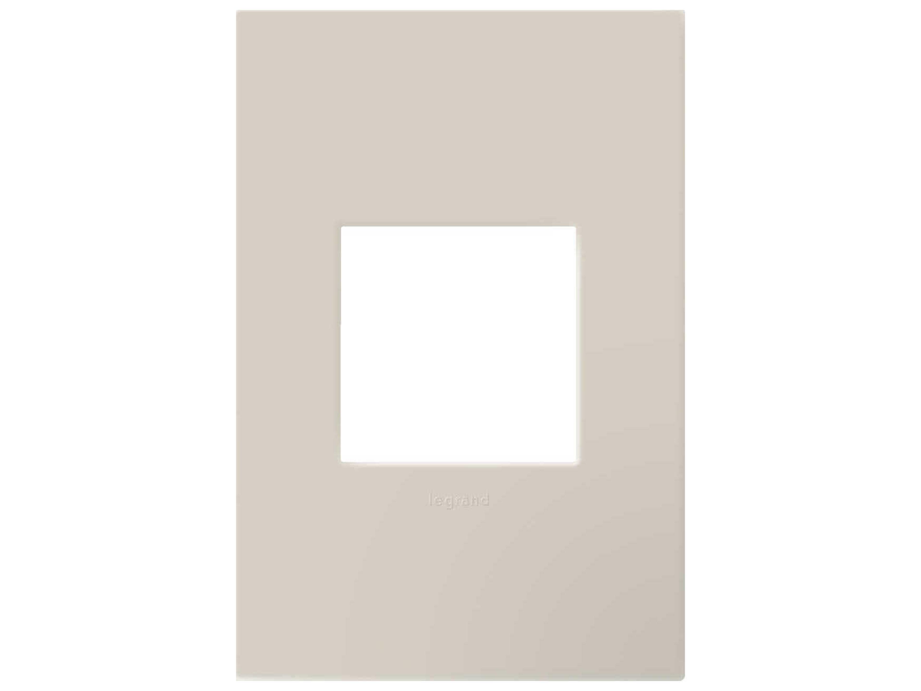 Plastics Oatmeal One-Gang-Plus Screwless Wall Plate with Microban