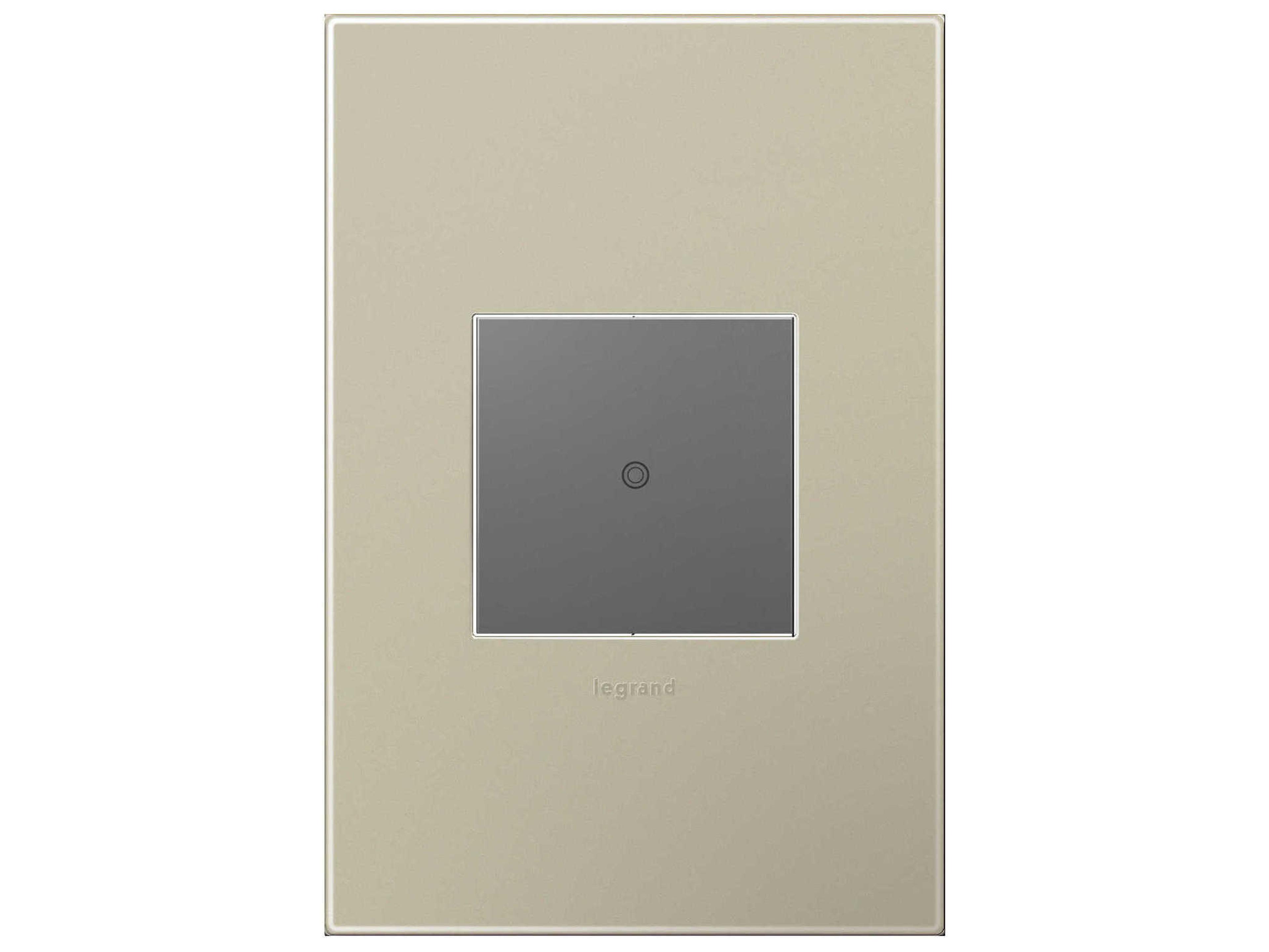 Legrand Plastics Titanium One-Gang Wall Plate