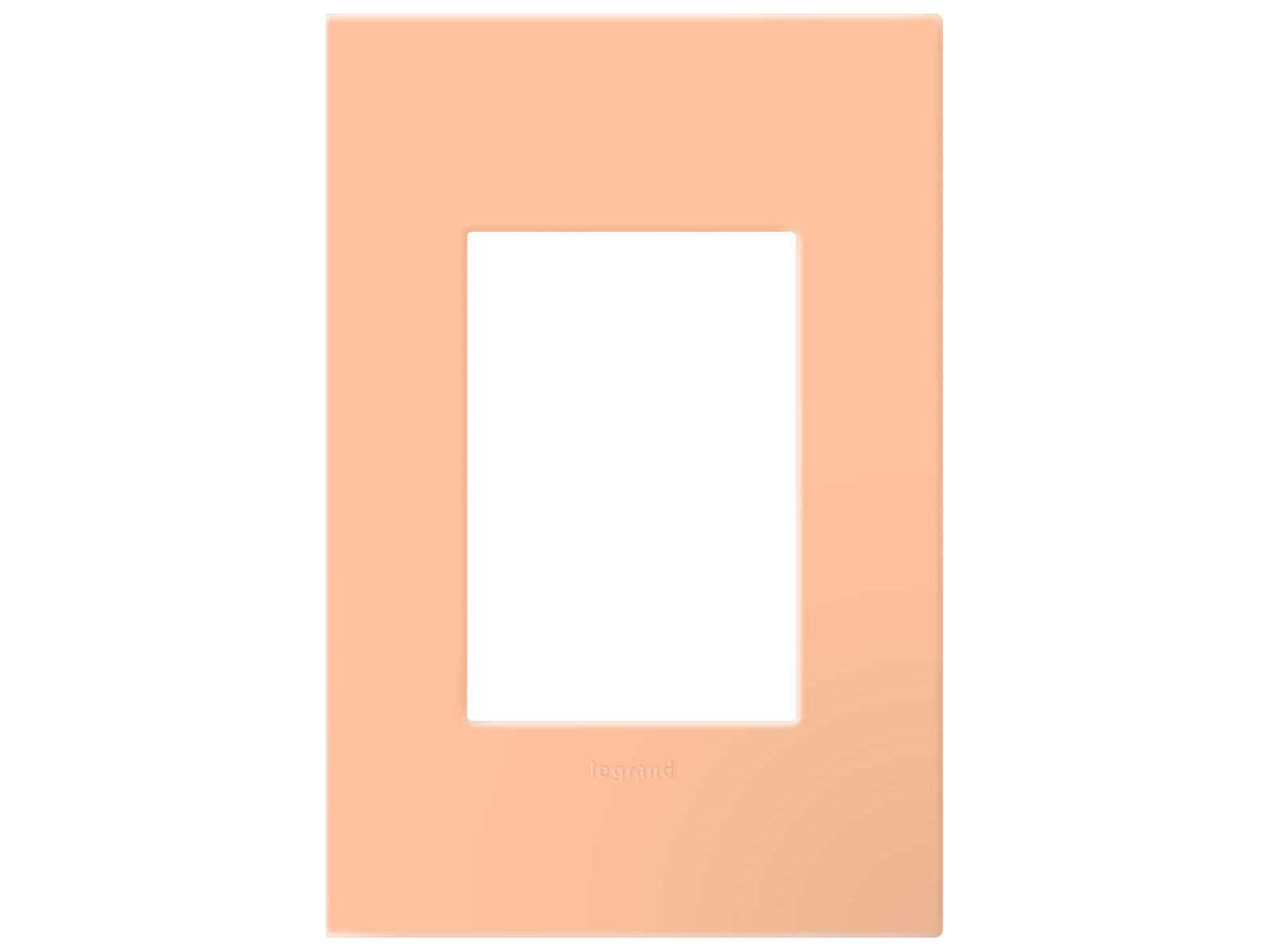 Plastics Peachy One-Gang Screwless Wall Plate with Microban
