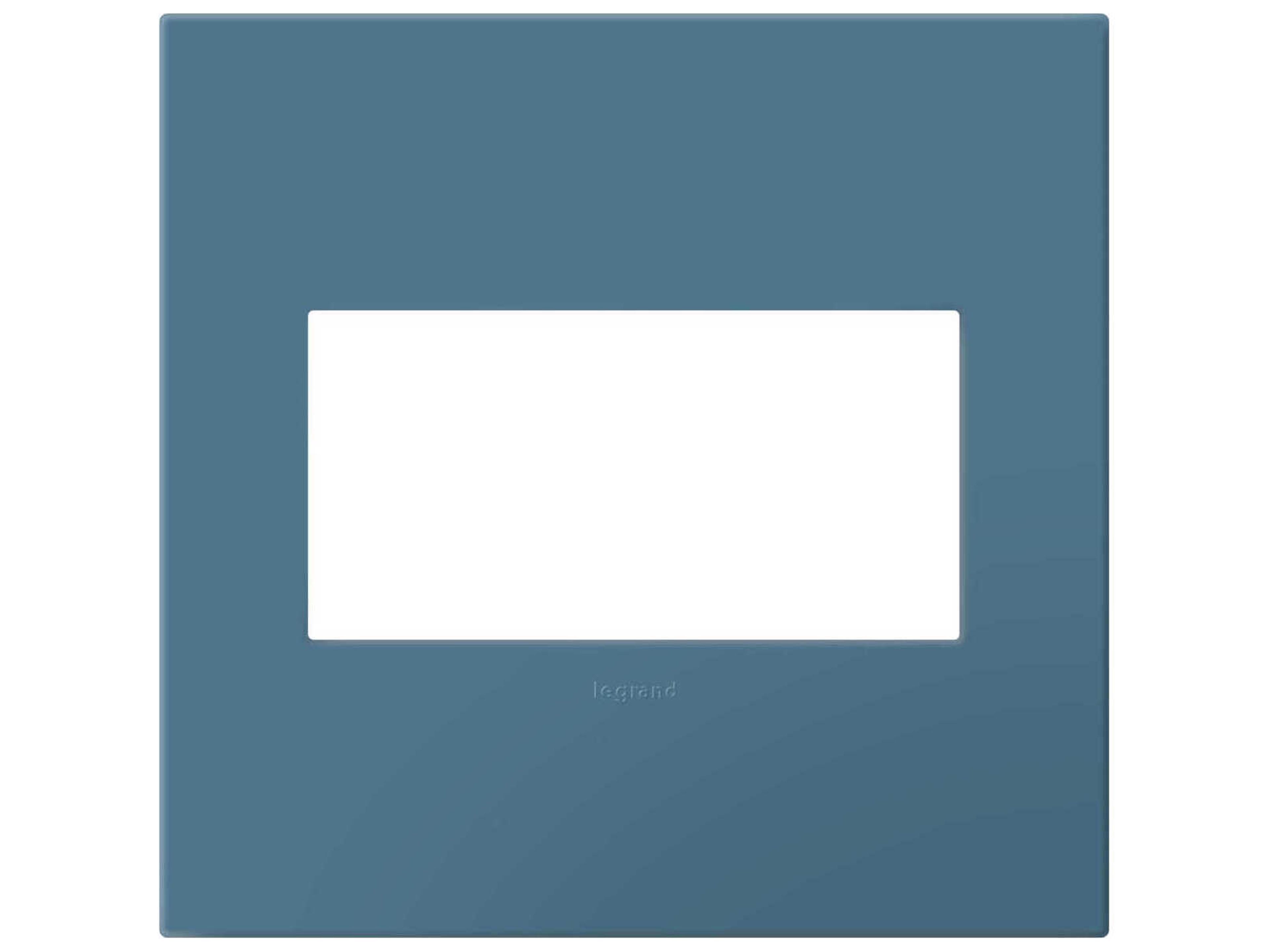 Plastics Mystic Two-Gang Screwless Wall Plate with Microban