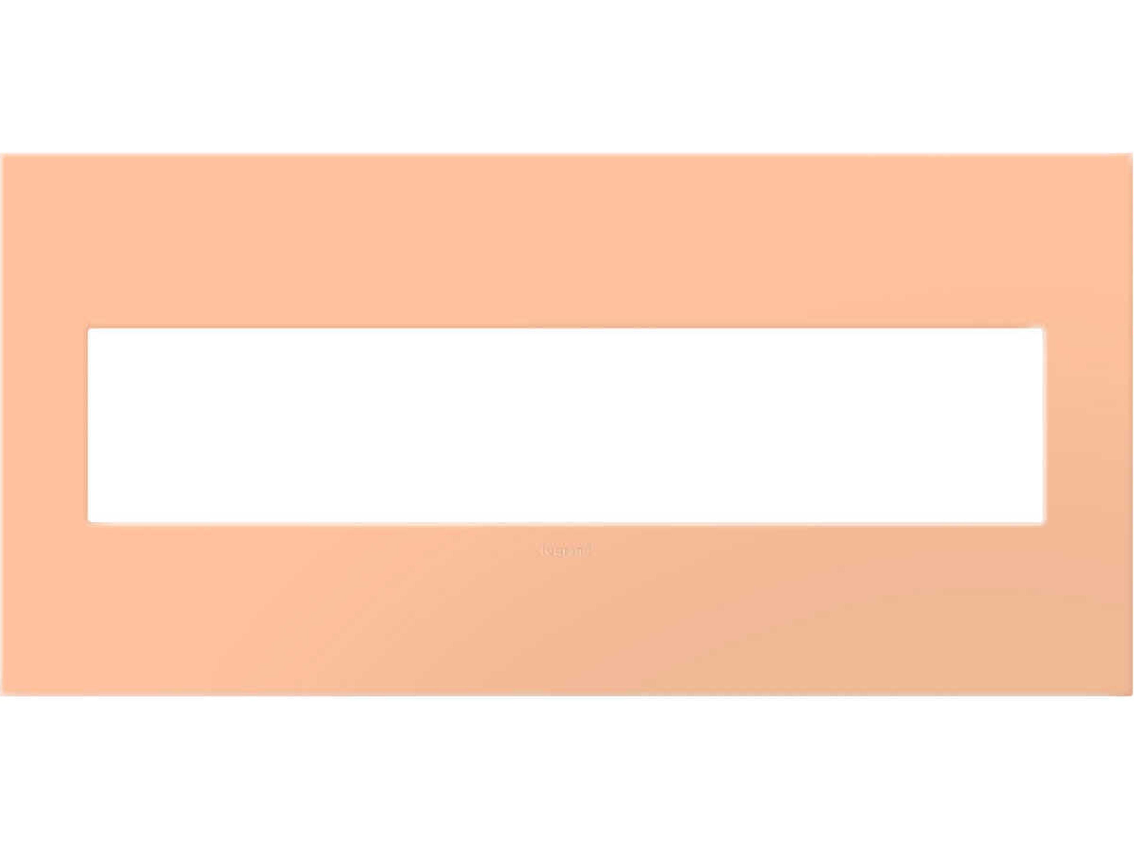 Plastics Peachy Five-Gang Screwless Wall Plate with Microban