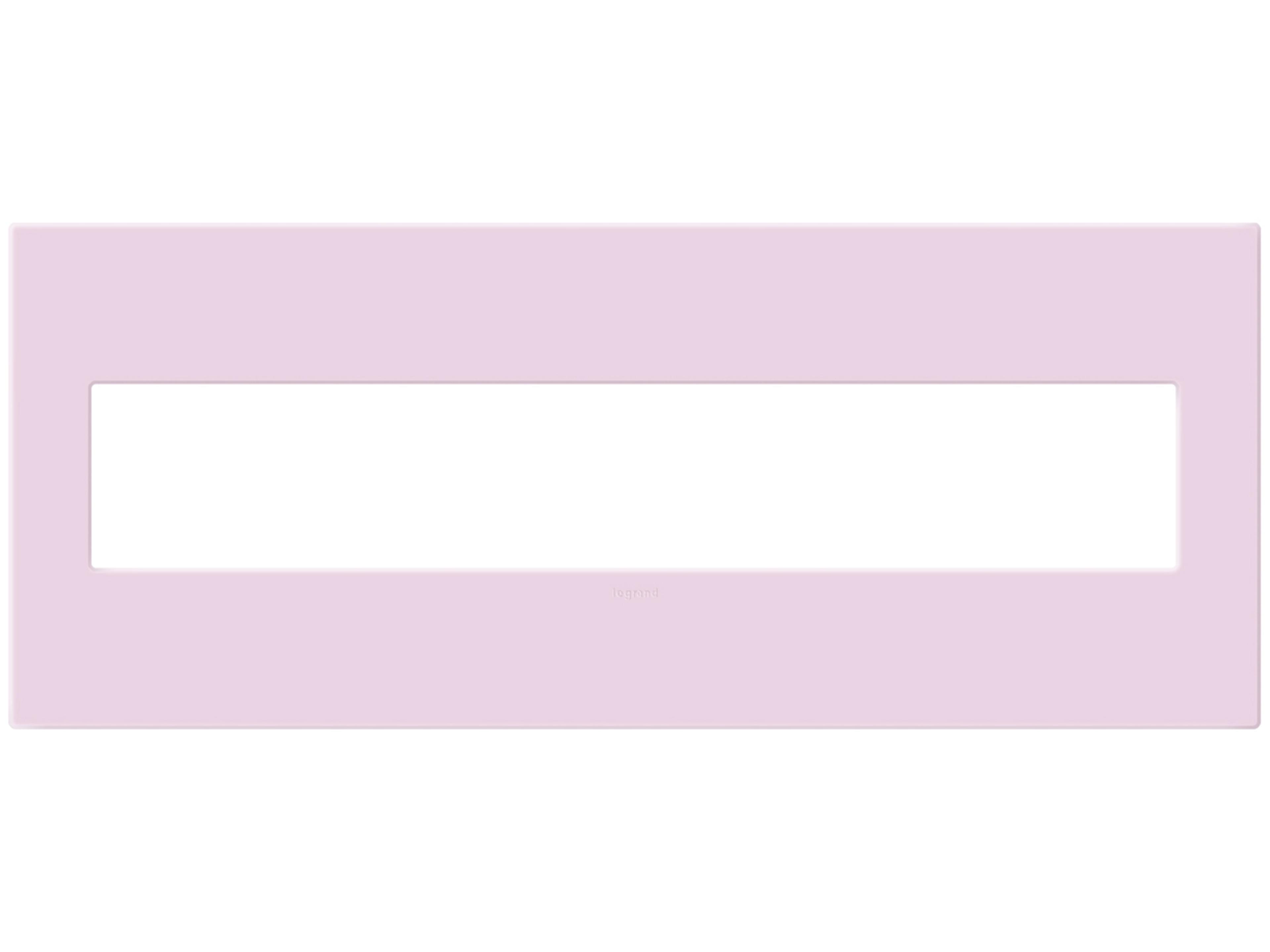 Plastics Rosa Six-Gang Screwless Wall Plate with Microban