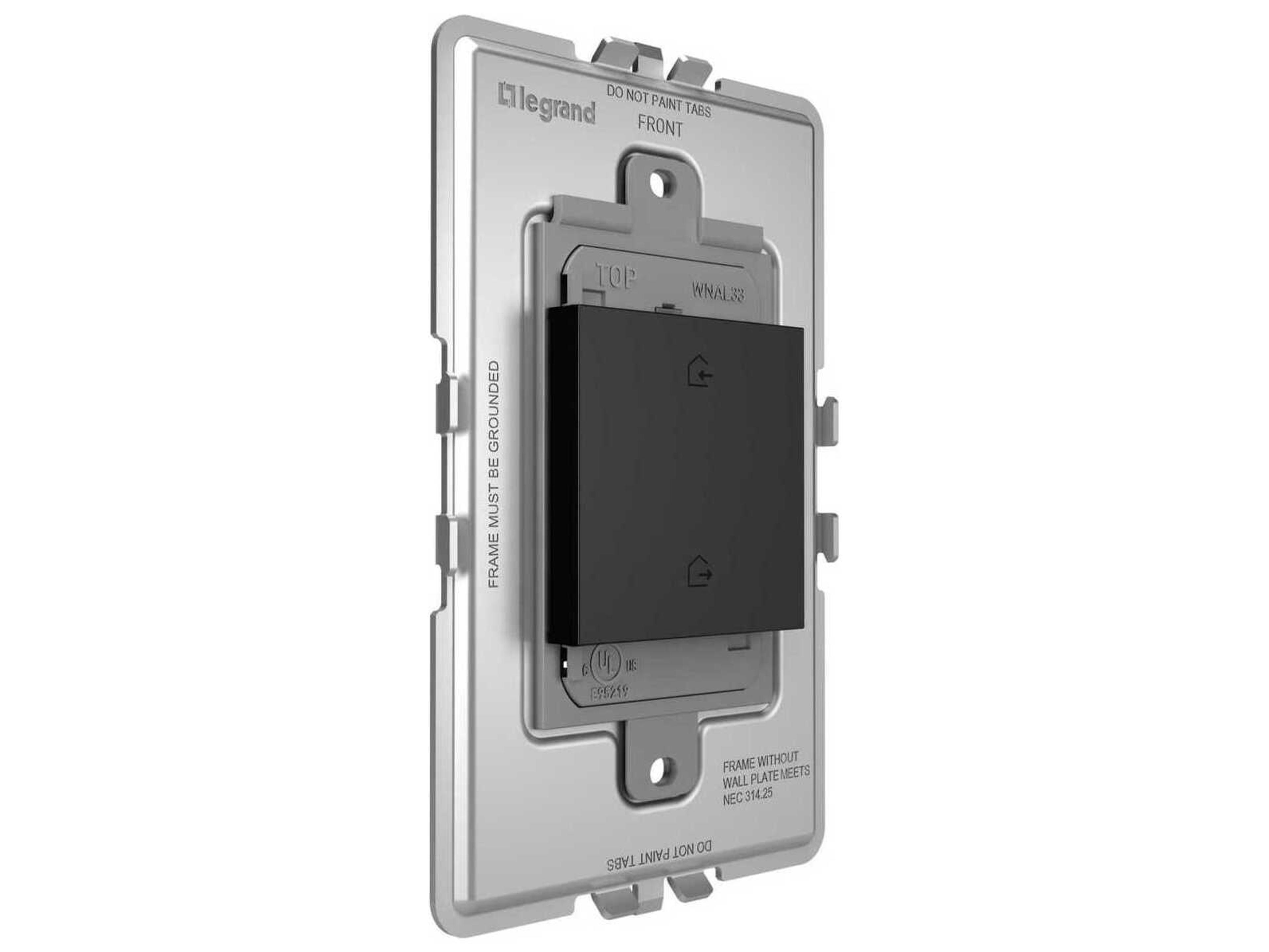 Legrand Adorne Graphite Home/Away Wireless Smart Switch with Netatmo