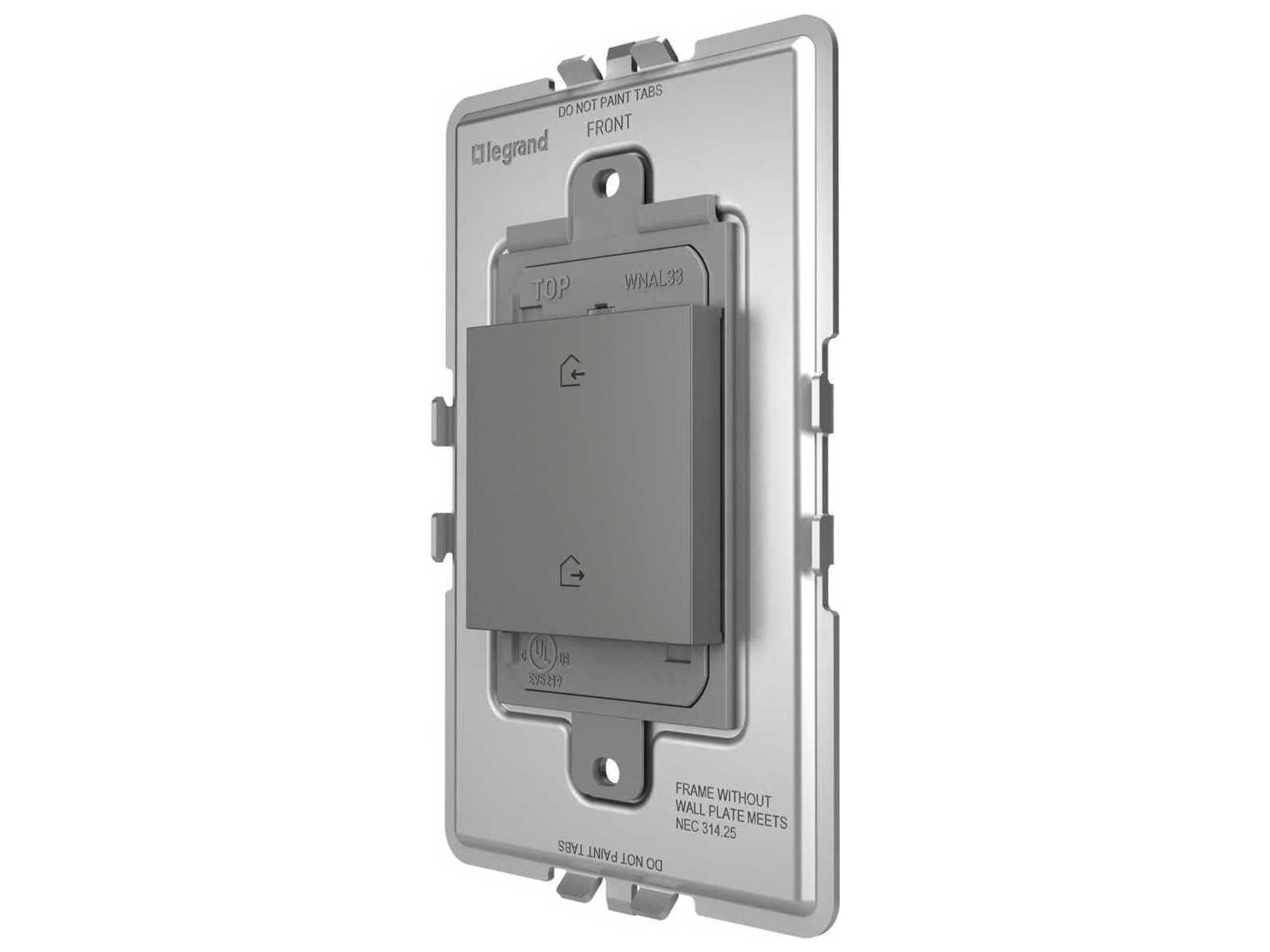 Adorne Magnesium Home/Away Wireless Smart Switch with Netatmo