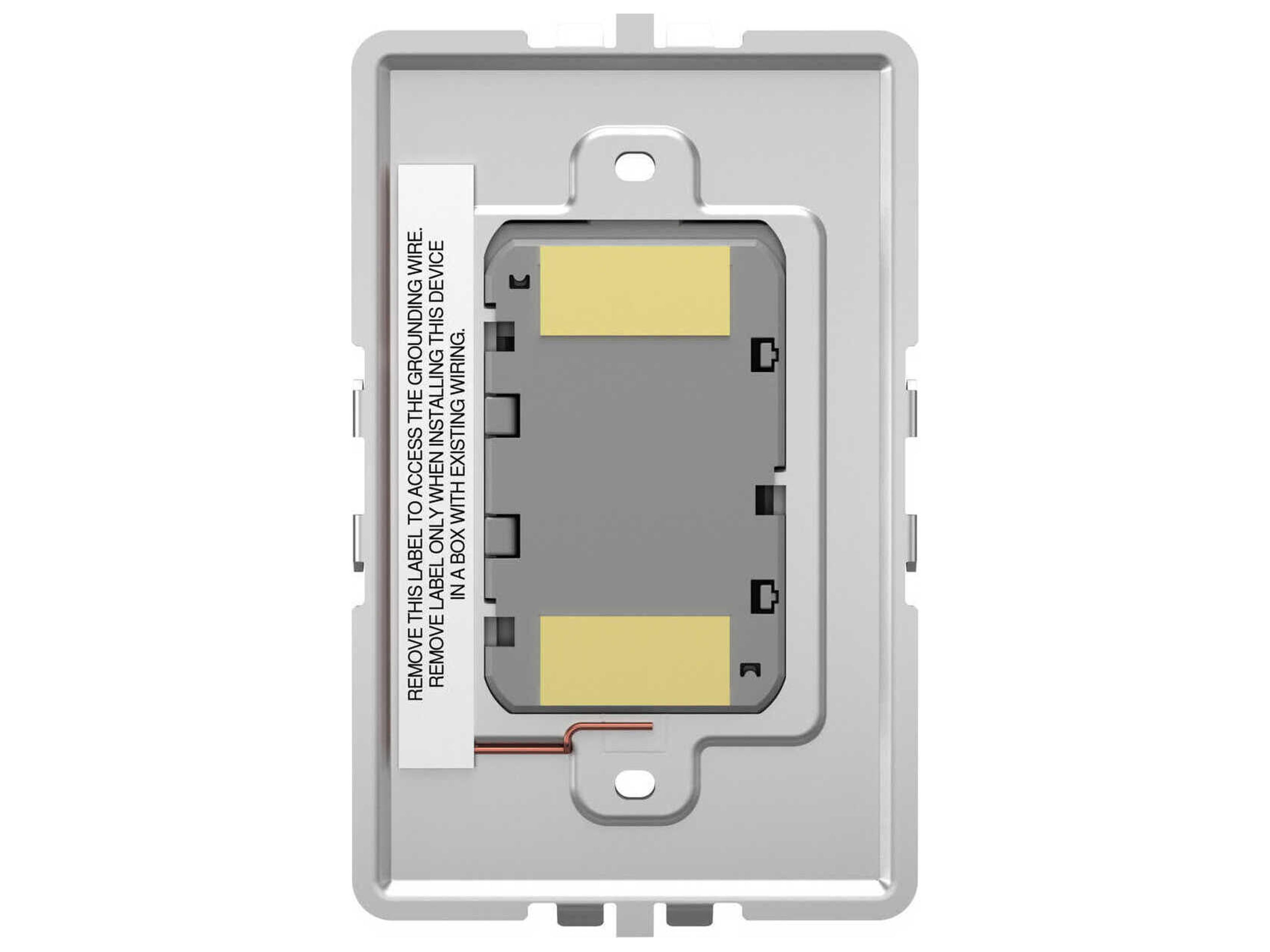 Legrand Adorne Graphite Wake/Sleep Wireless Smart Switch with Netatmo