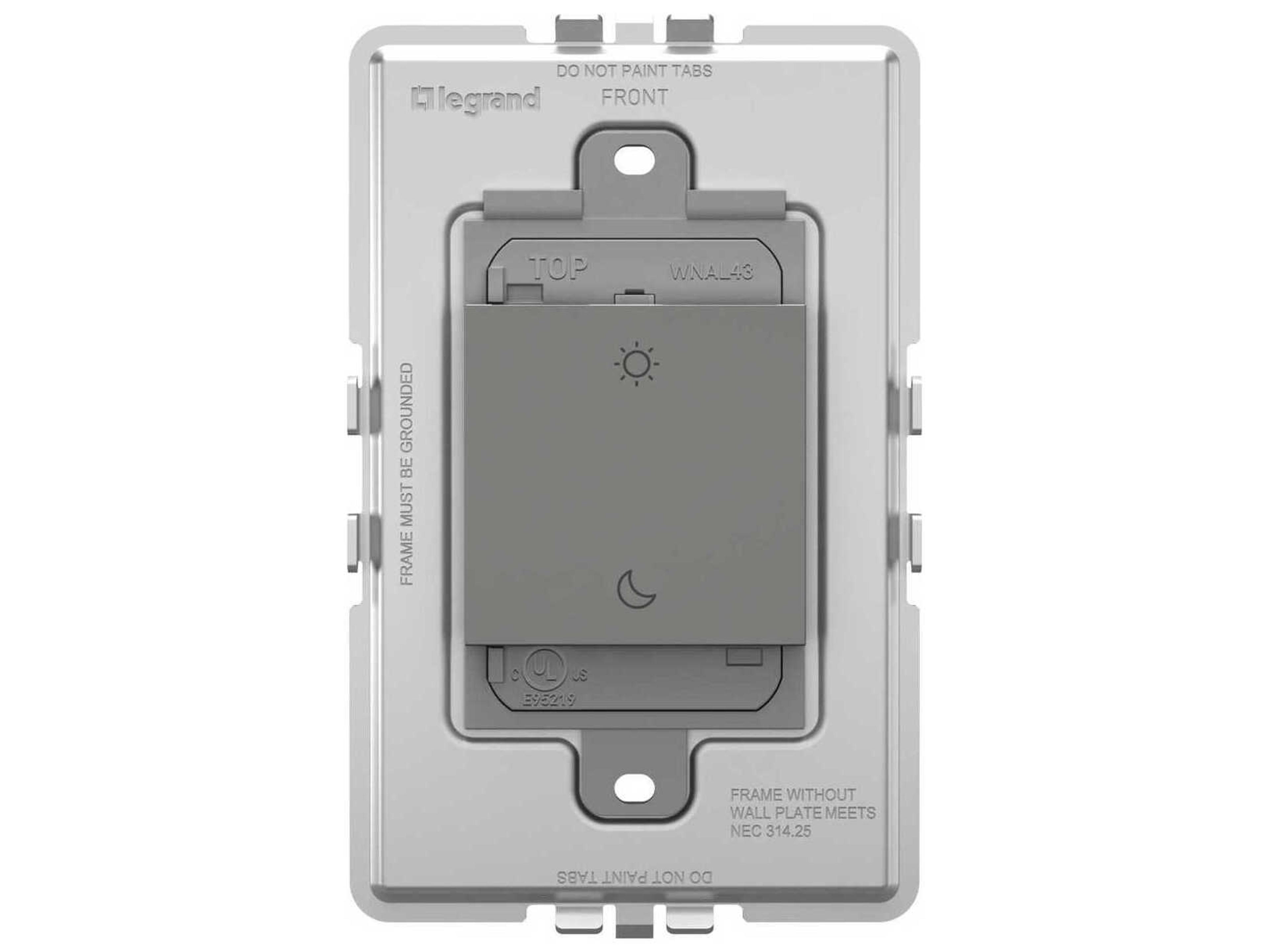 Adorne Magnesium Wake/Sleep Wireless Smart Switch with Netatmo