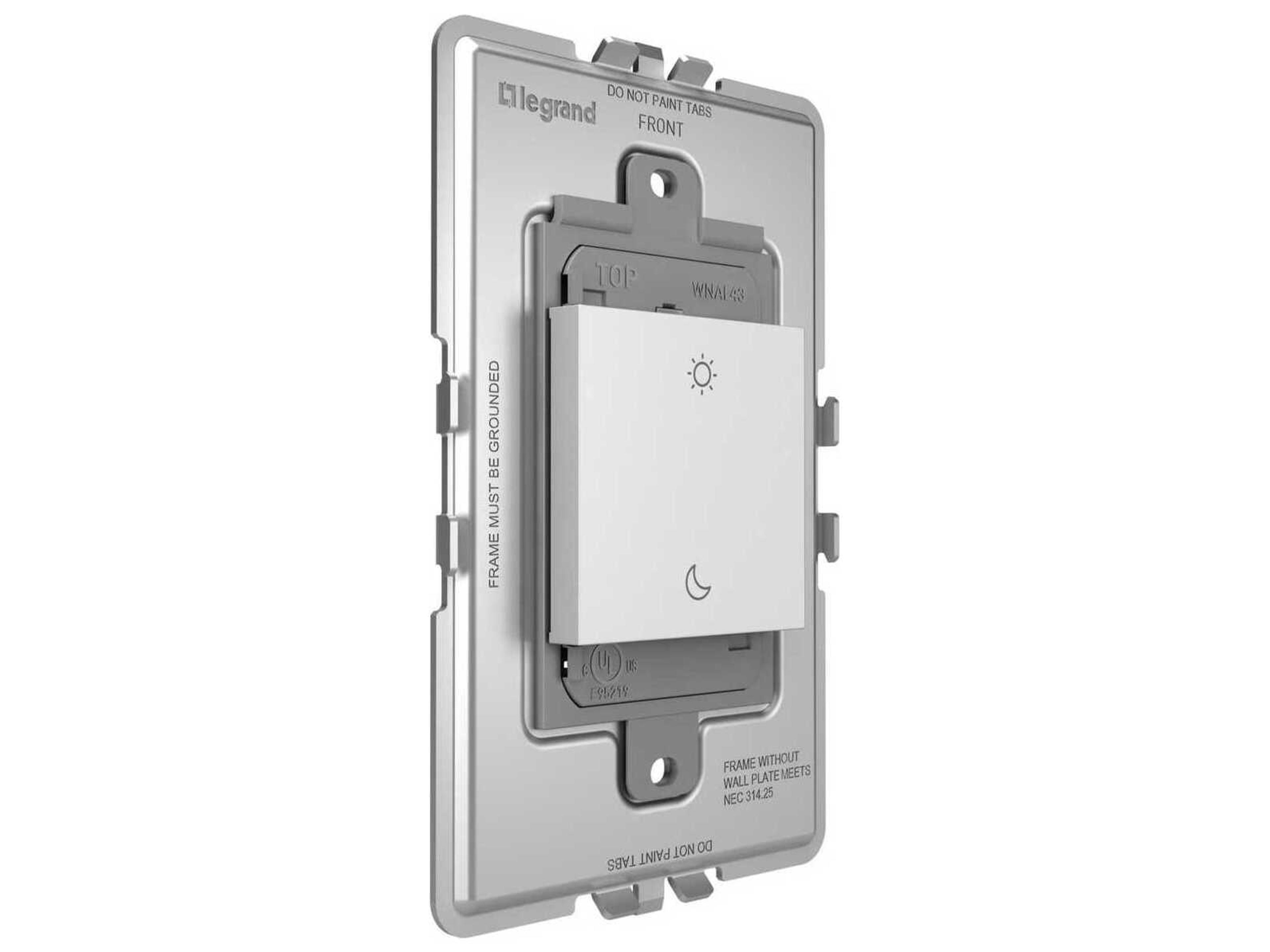 Legrand Adorne White Wake/Sleep Wireless Smart Switch with Netatmo