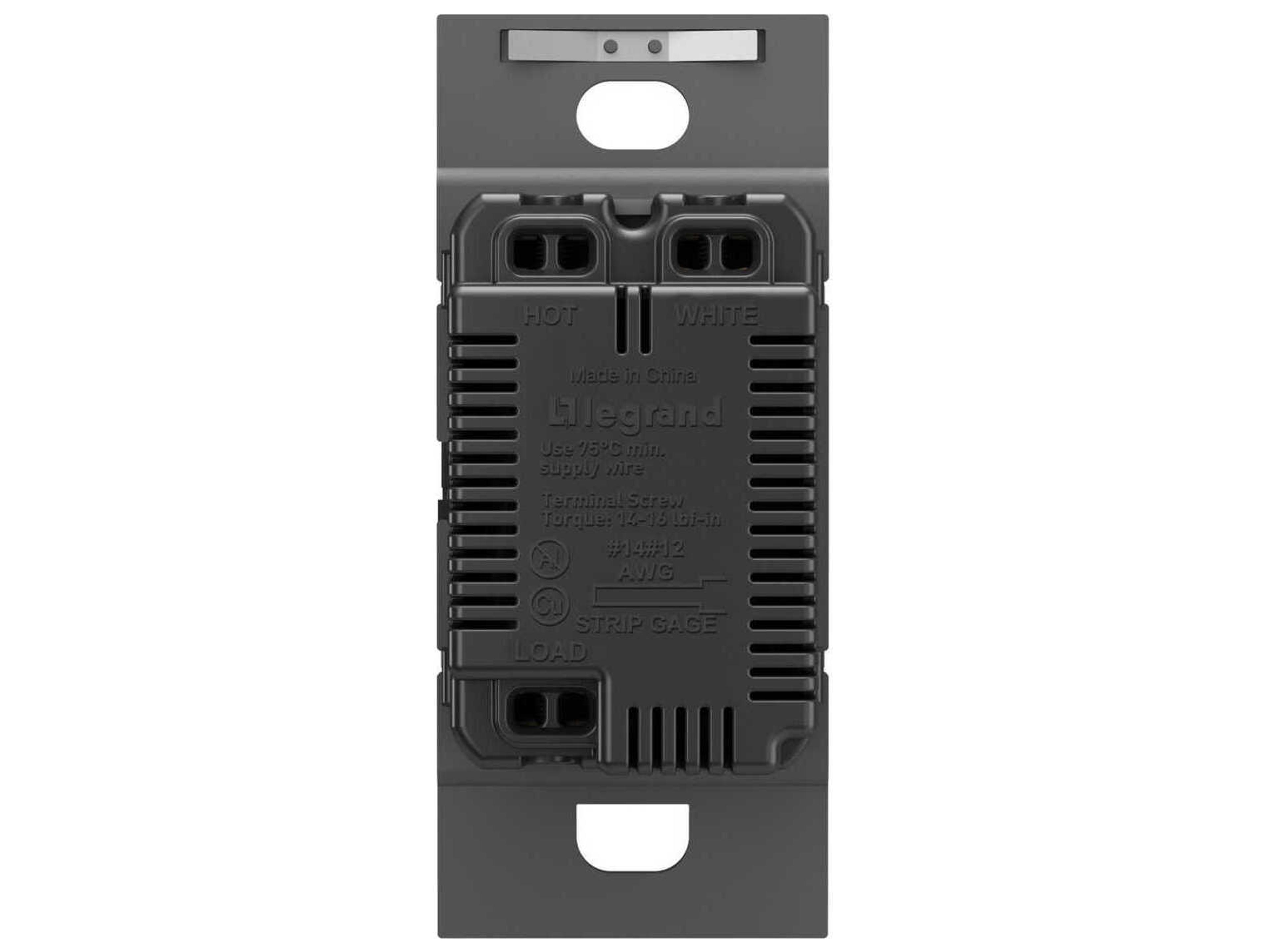 Legrand Adorne Graphite Smart Tru-Universal Dimmer with Netatmo