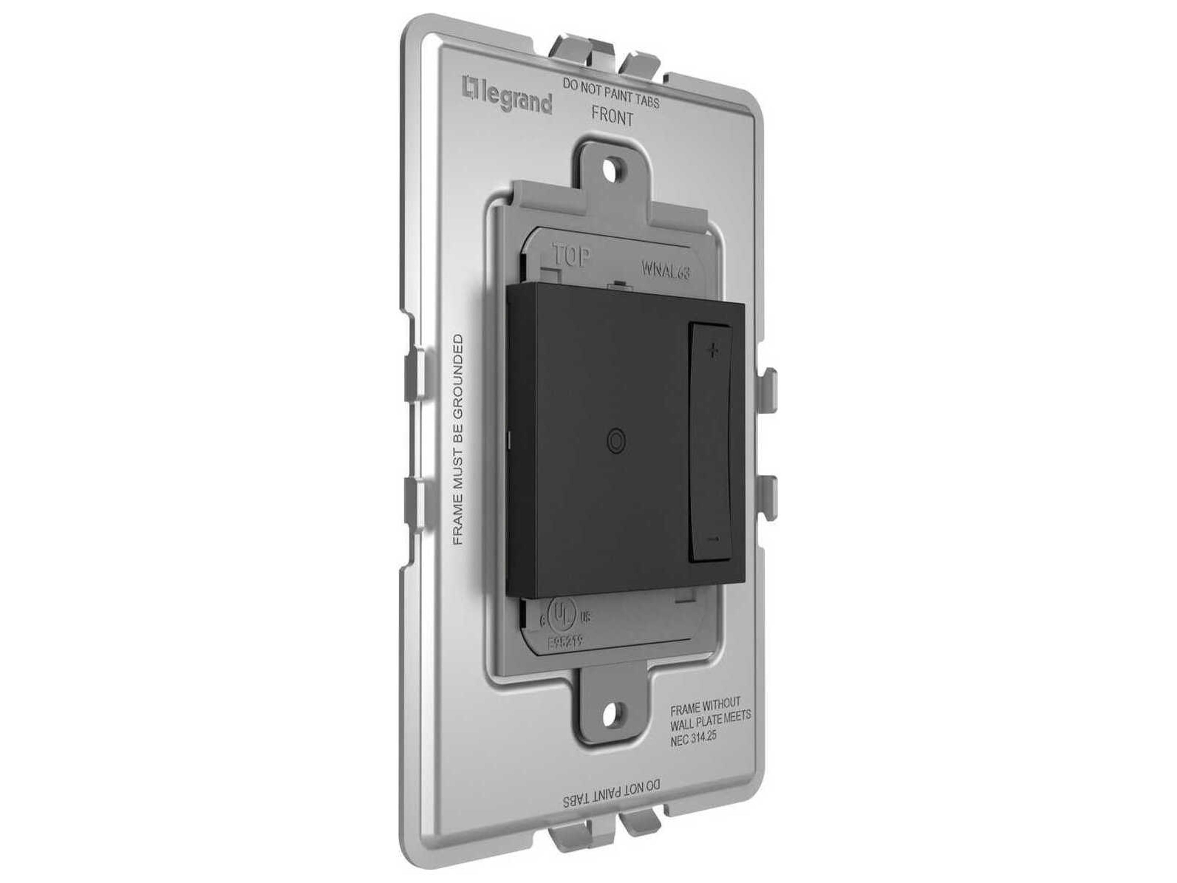 Legrand Adorne Graphite Wireless Smart Dimmer with Netatmo