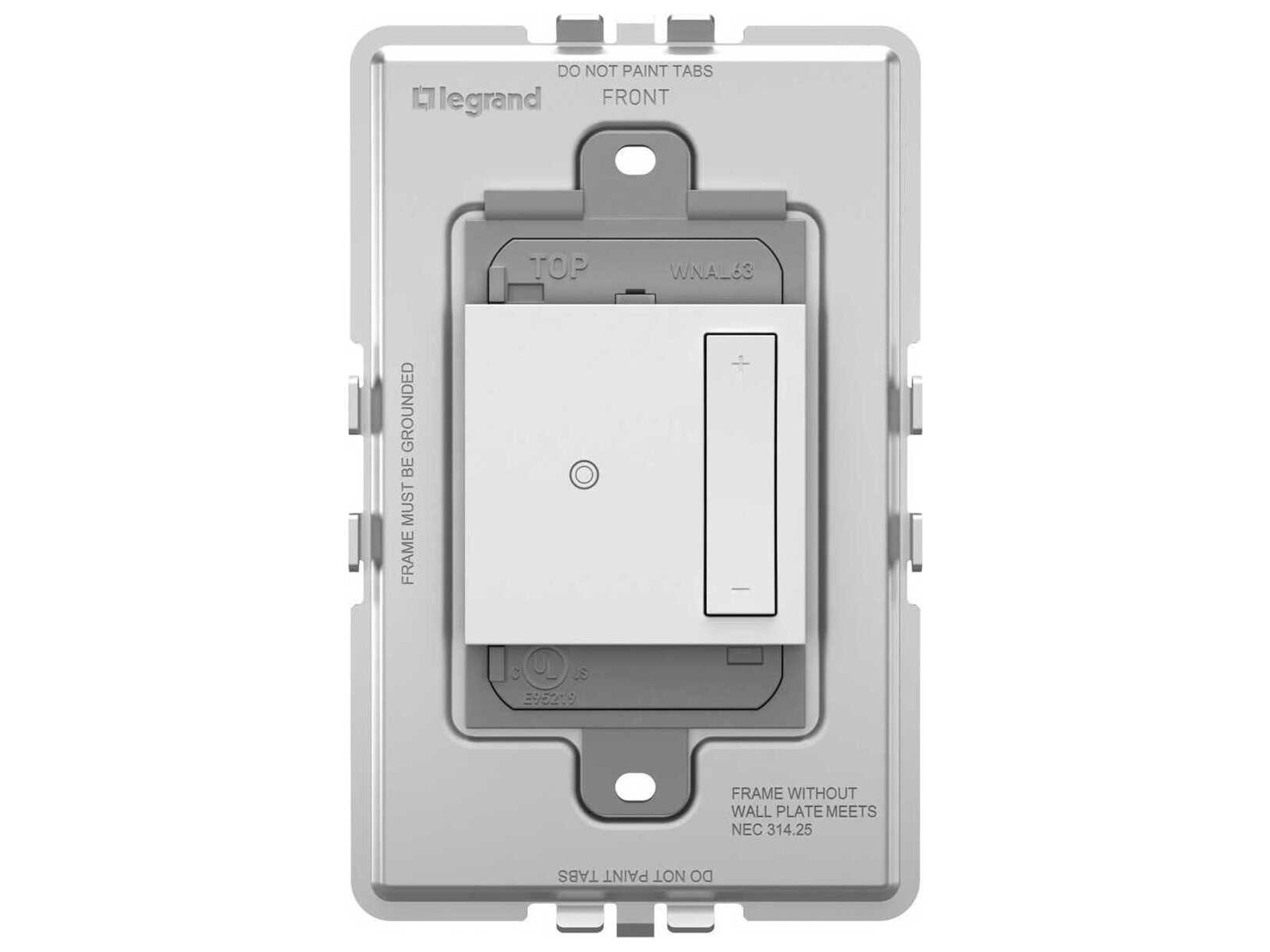 Adorne White Wireless Smart Dimmer with Netatmo