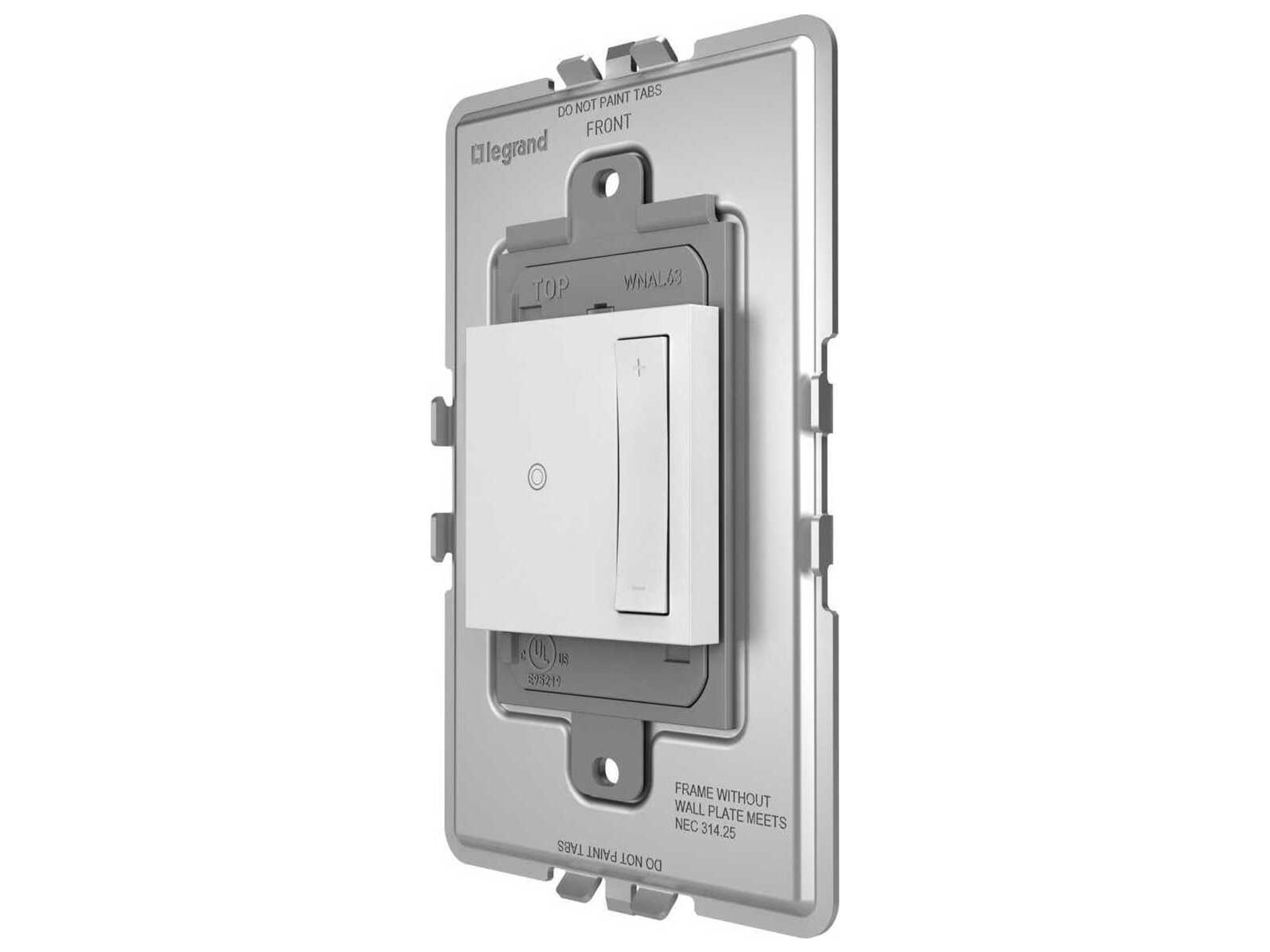 Legrand Adorne White Wireless Smart Dimmer with Netatmo