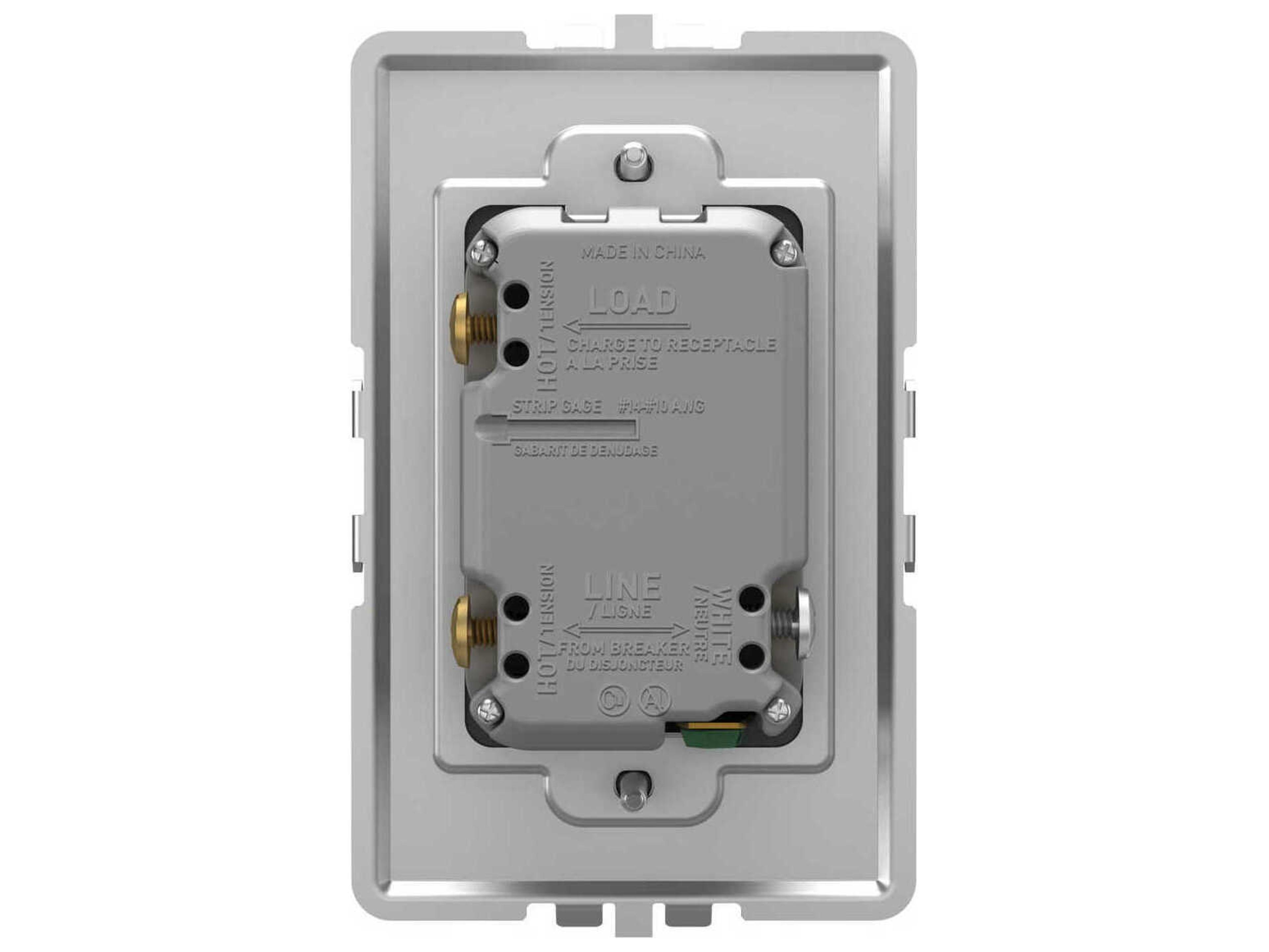 Legrand Adorne Graphite Smart Outlet with Netatmo Plus-Size