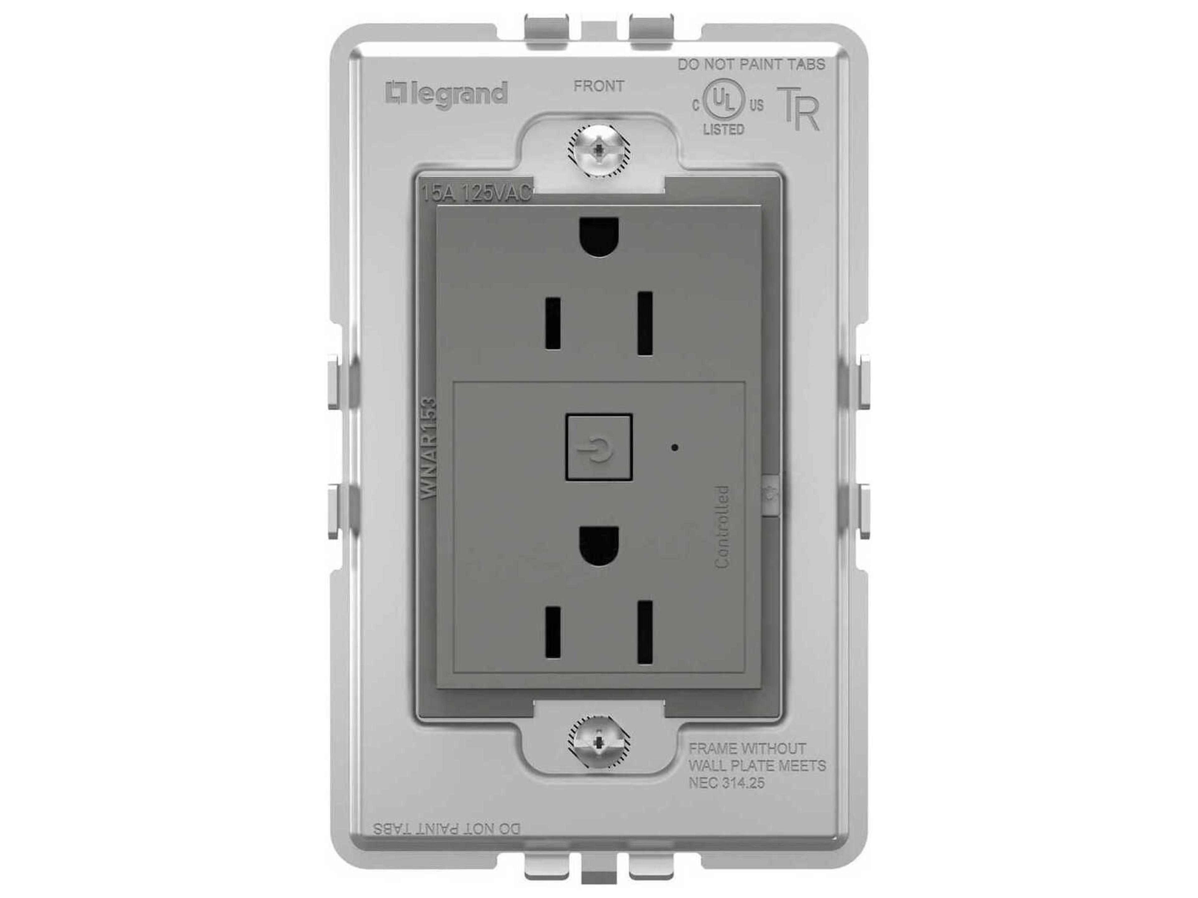 Adorne Magnesium Smart Outlet with Netatmo Plus-Size