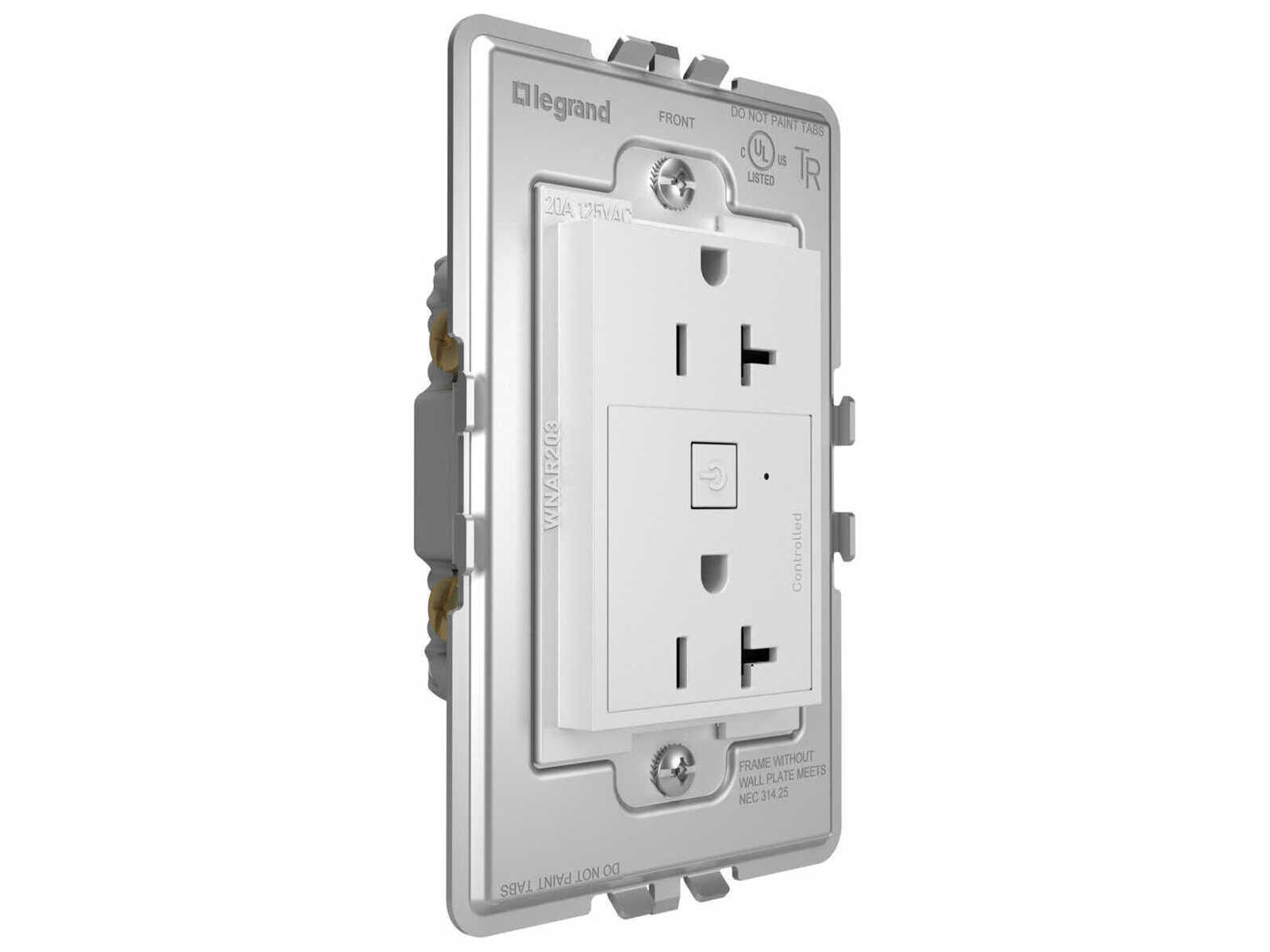 Legrand Adorne White Smart Outlet with Netatmo