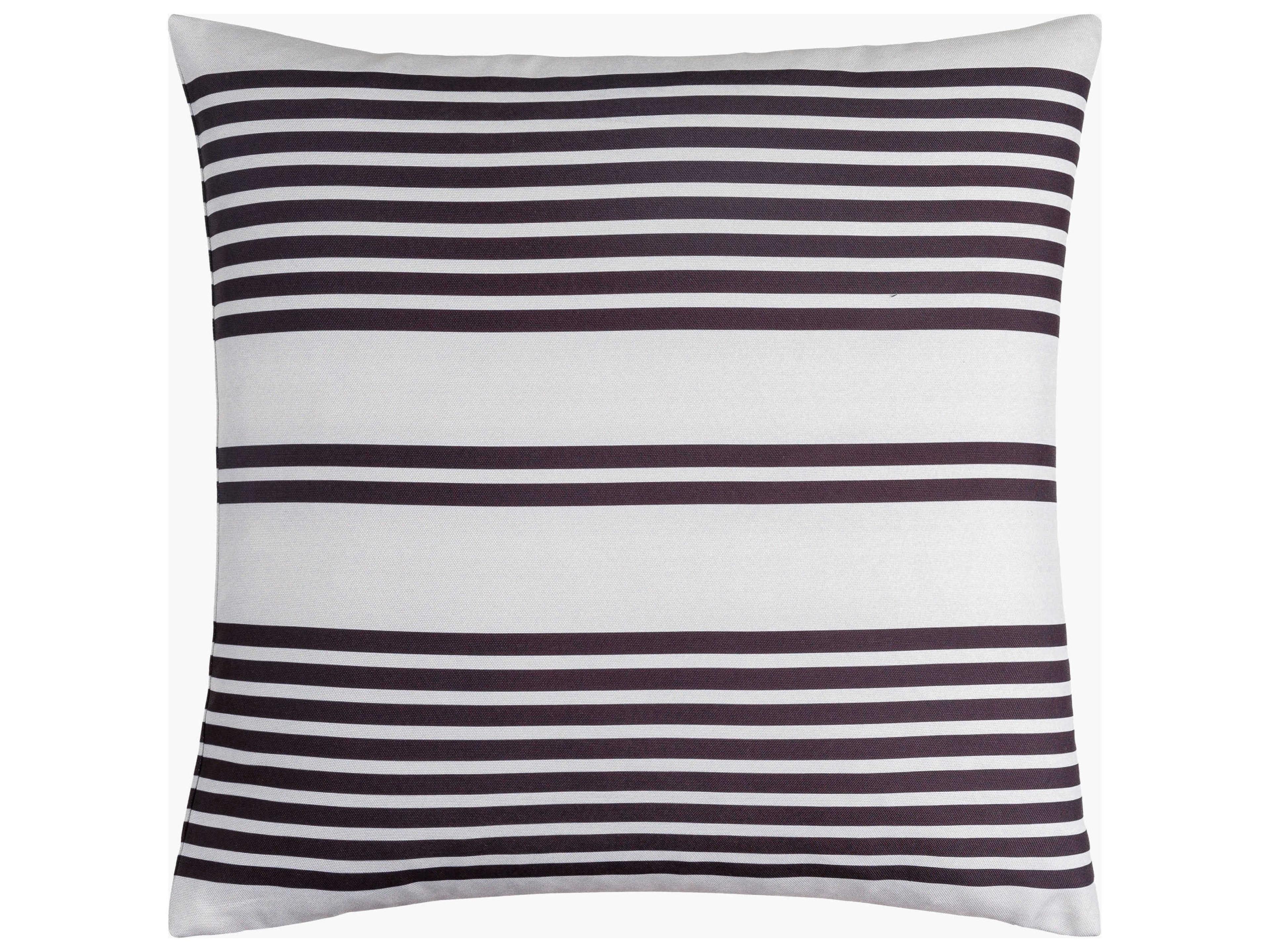 Livabliss by Surya Outdoor Classic Stripe Off-white Pillow