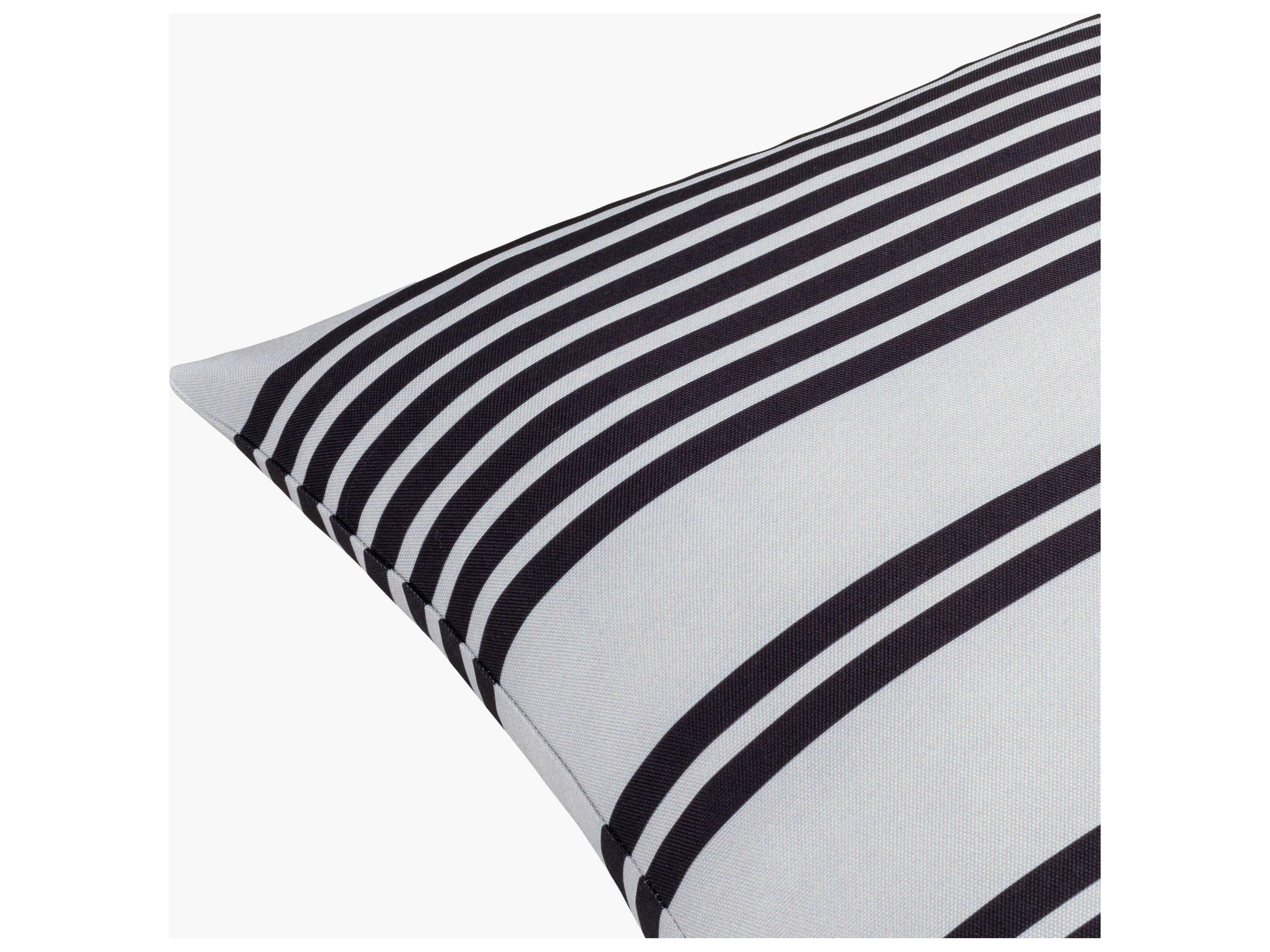 Livabliss by Surya Outdoor Classic Stripe Off-white Pillow