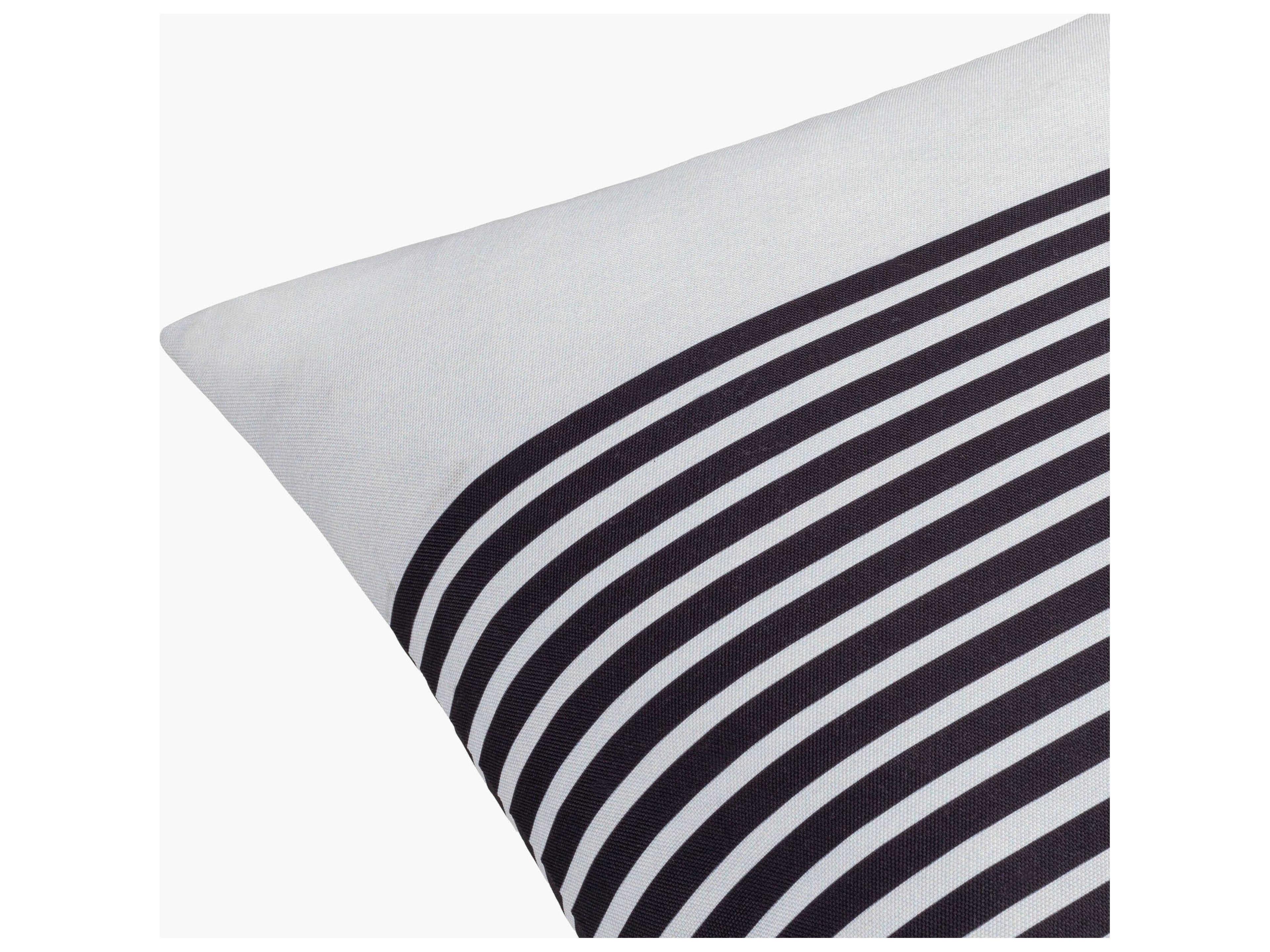 Livabliss by Surya Outdoor Classic Stripe Off-white Pillow
