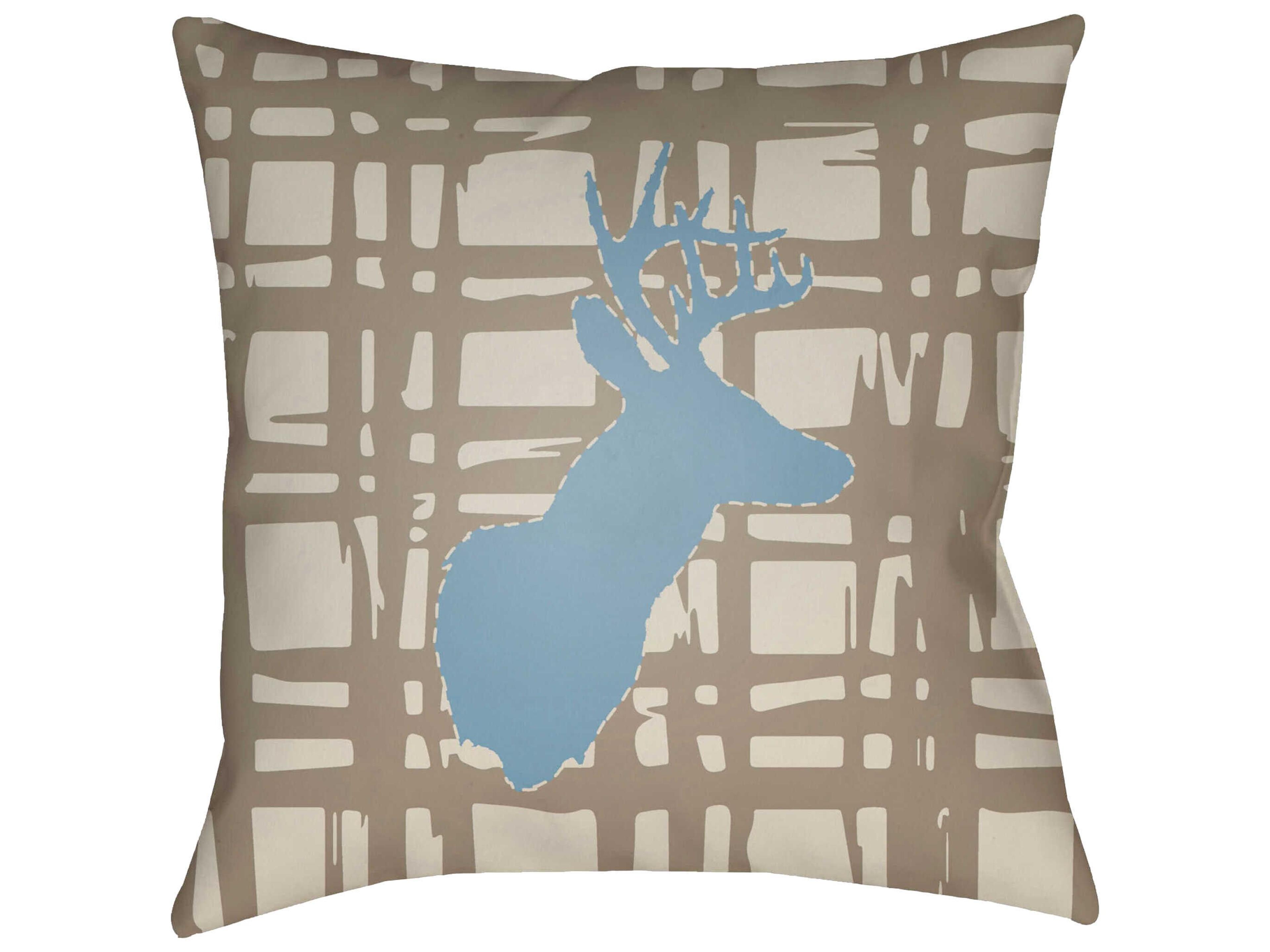 Livabliss by Surya Outdoor Deer Taupe Pillow