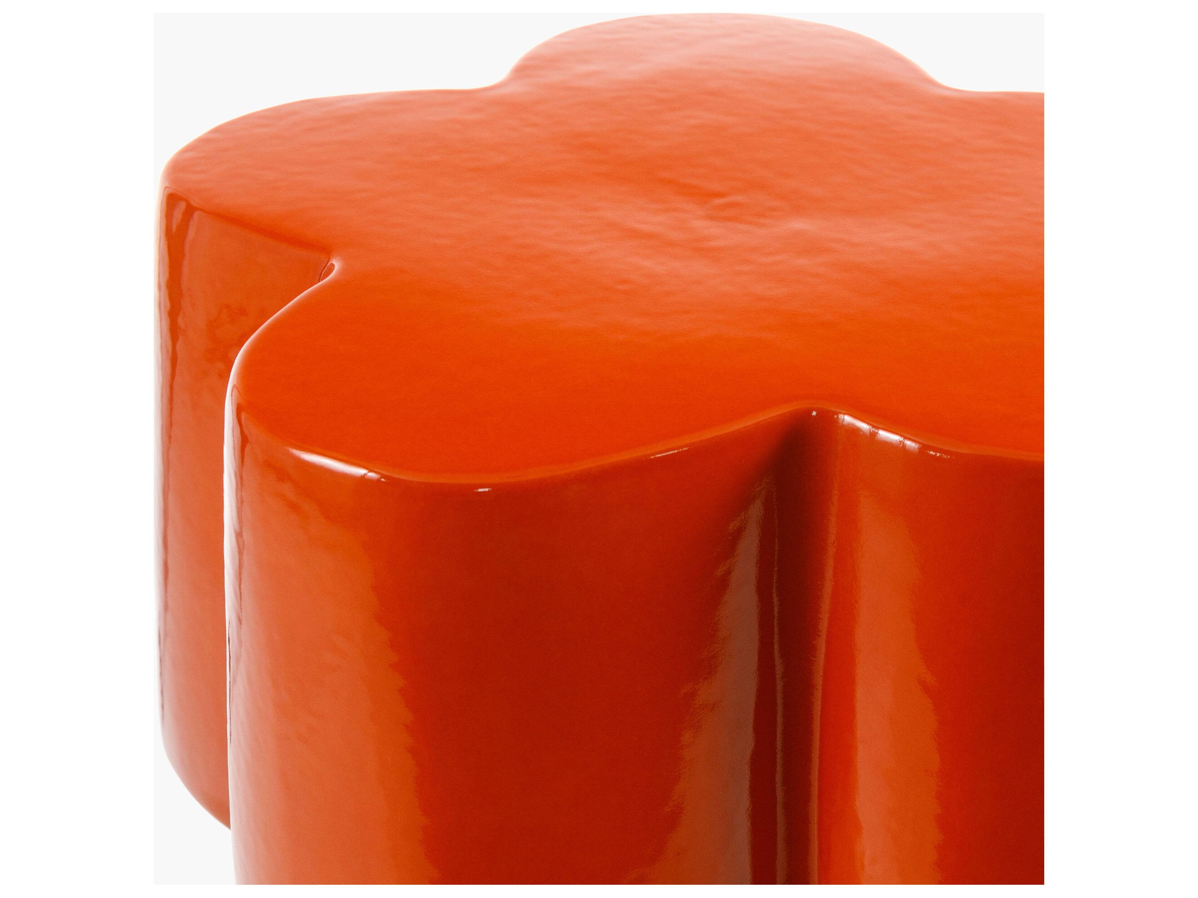 Livabliss by Surya Outdoor Falkland Road Burnt Orange Ceramic End Table