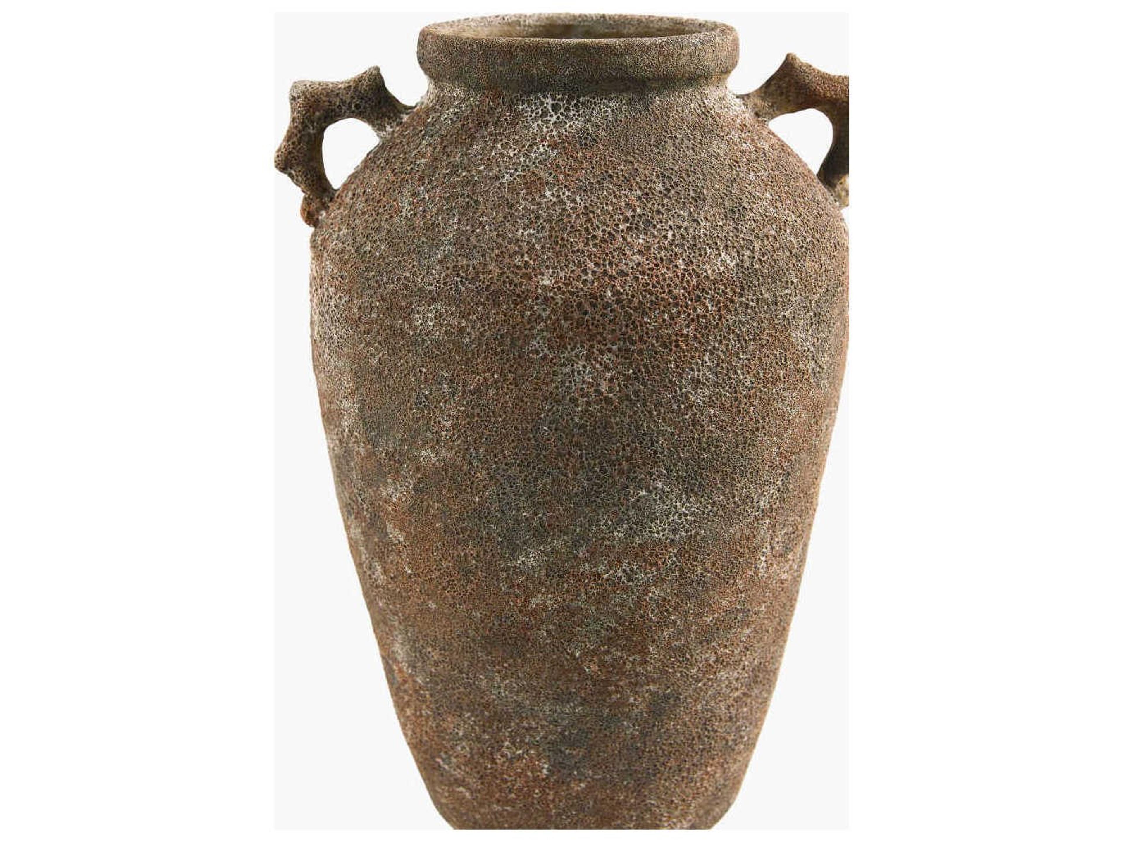 Livabliss by Surya Outdoor Abbie Glazed Rust Vase